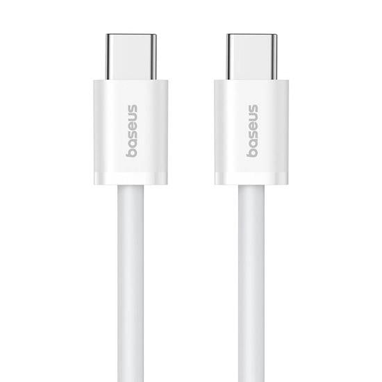 Kabel Baseus Silky USB-C/Lightning 1m 20W bílý