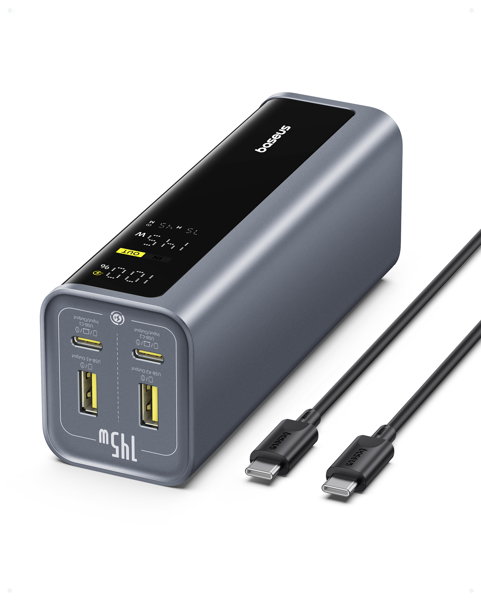 Powerbanka Baseus EnerGeek GP12 20800mAh, 145W černá