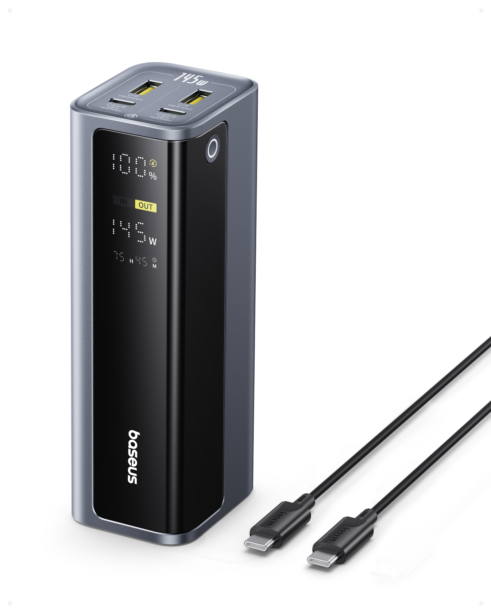 Powerbanka Baseus EnerGeek GP12 20800mAh, 145W černá
