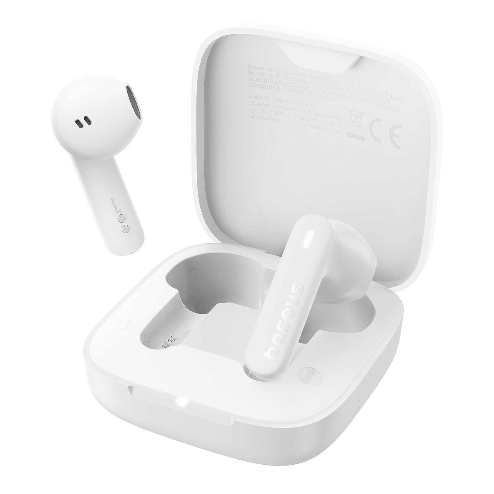 Bluetooth sluchátka Baseus Bowie E16 bílá