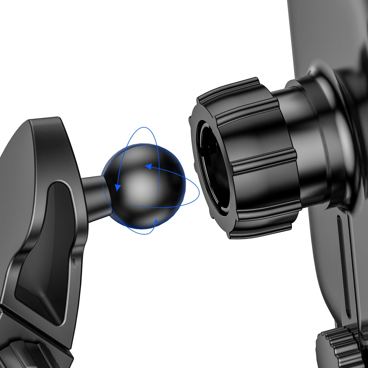 Držák do auta s bezdrátovým nabíjením Baseus s přísavkou černý