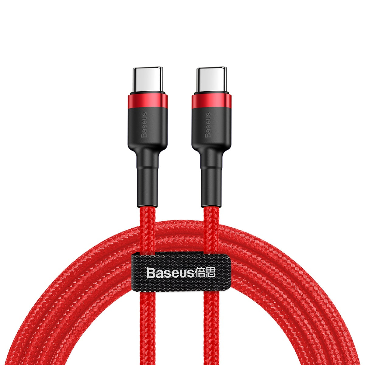 Kabel Baseus Cafule USB-C/USB-C 1m 60W červený