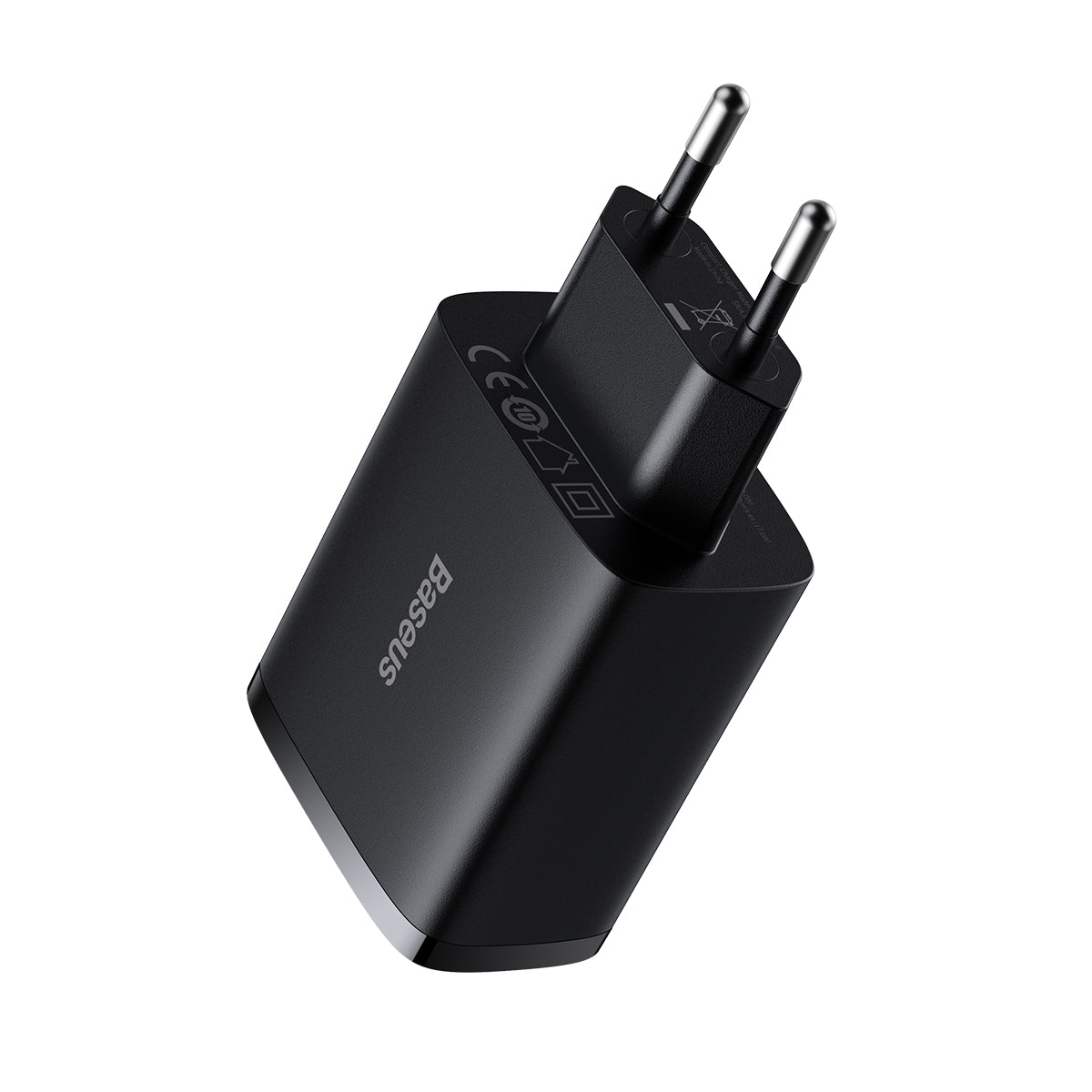 Nabíječka do sítě Baseus Compact 17W, 3xUSB černá