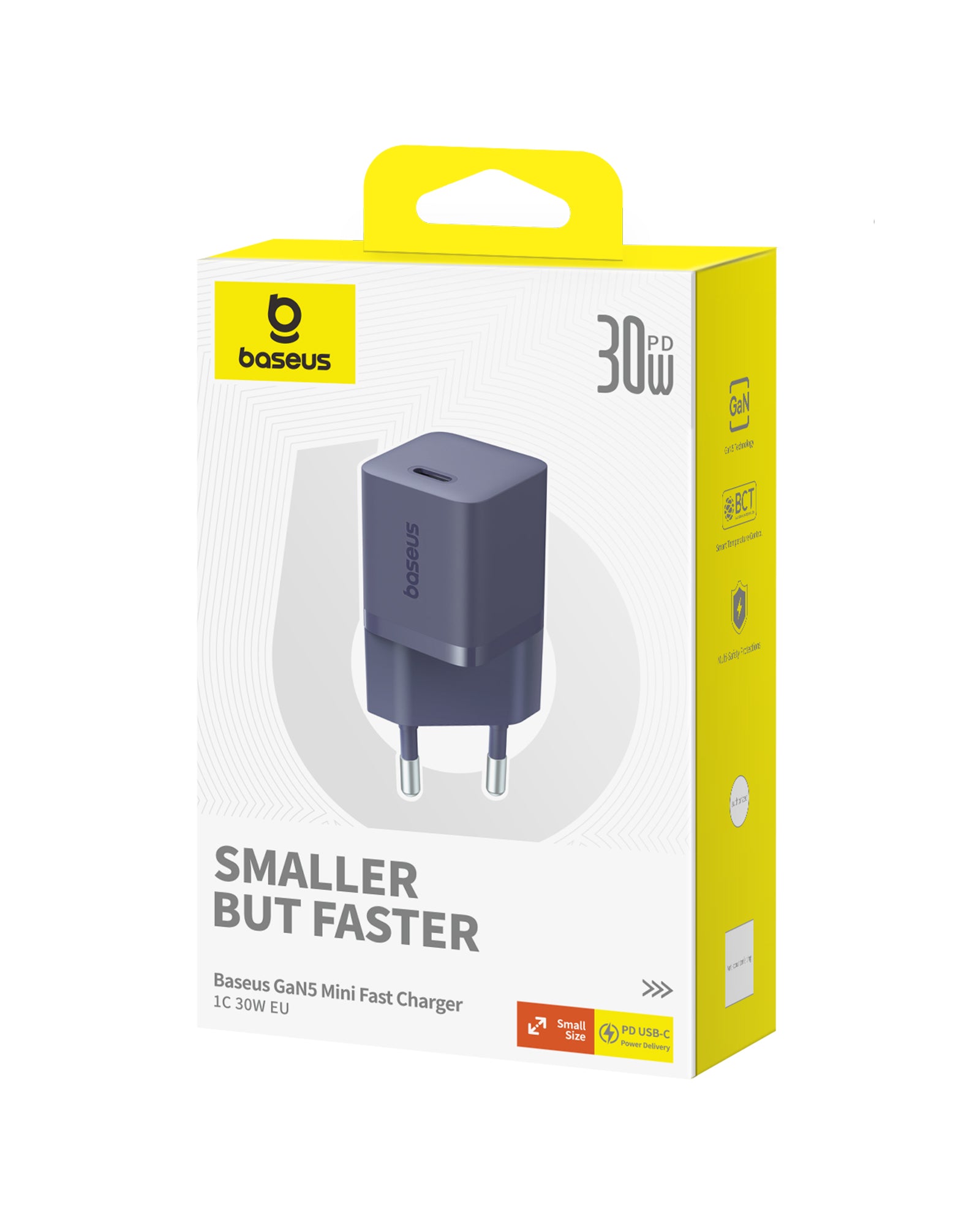 Nabíječka do sítě Baseus GaN5 Mini 30W, 1xUSB-C bílá