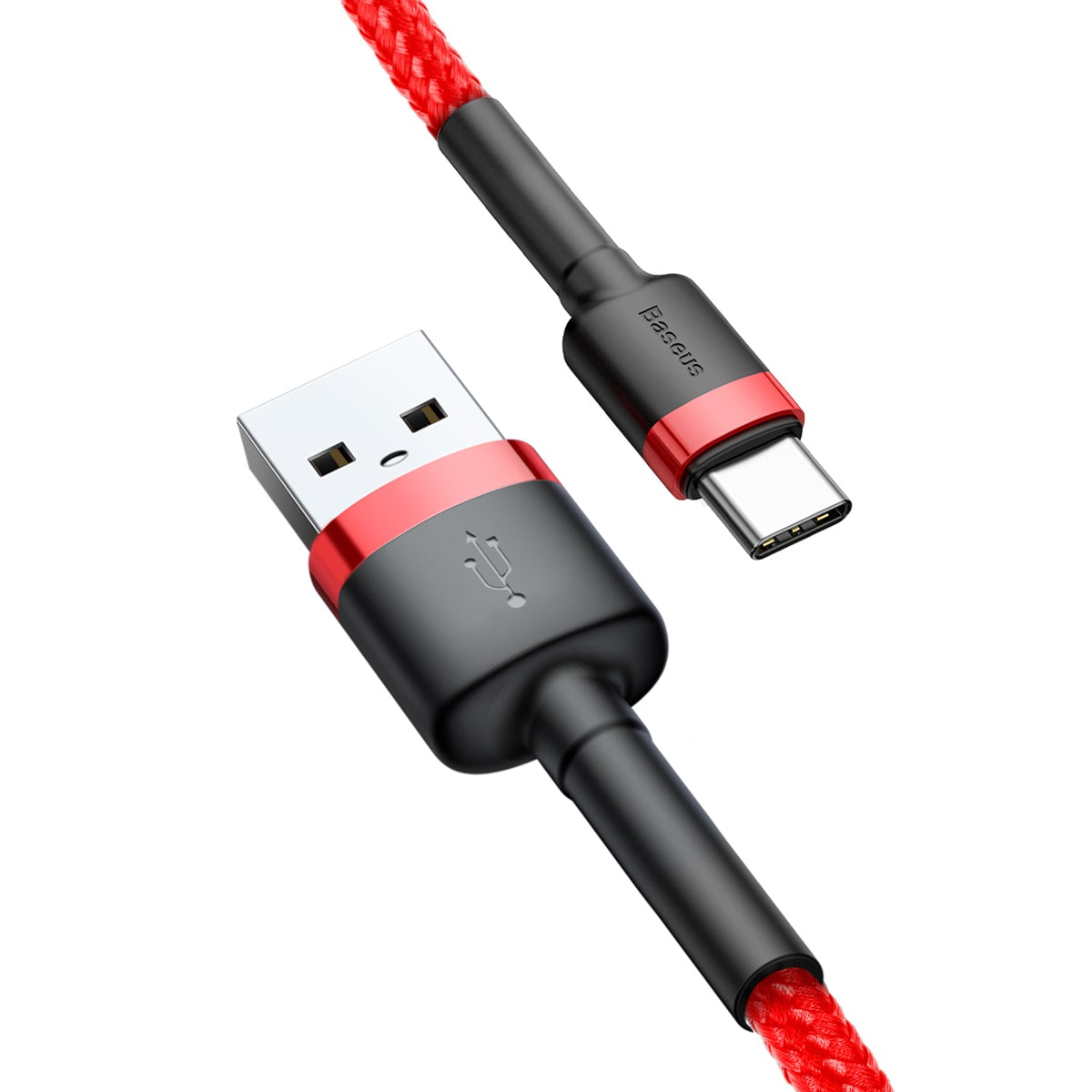 Kabel Baseus Cafule USB/USB-C 2m 2A červený