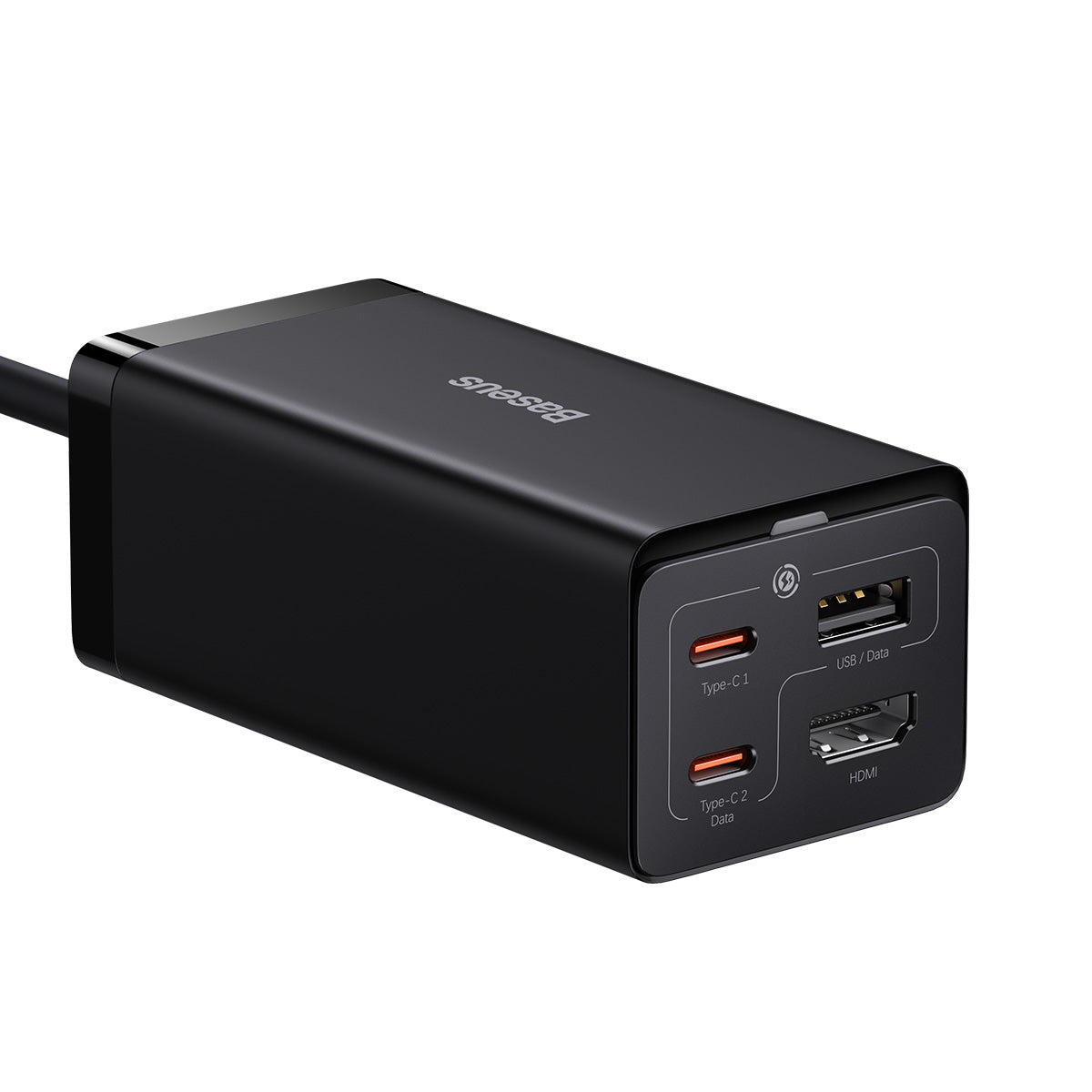 Dokovací stanice s nabíjením 4v1 Baseus GaN5 Pro 67W 2xUSB-C, 1xUSB, 1xHDMI černá