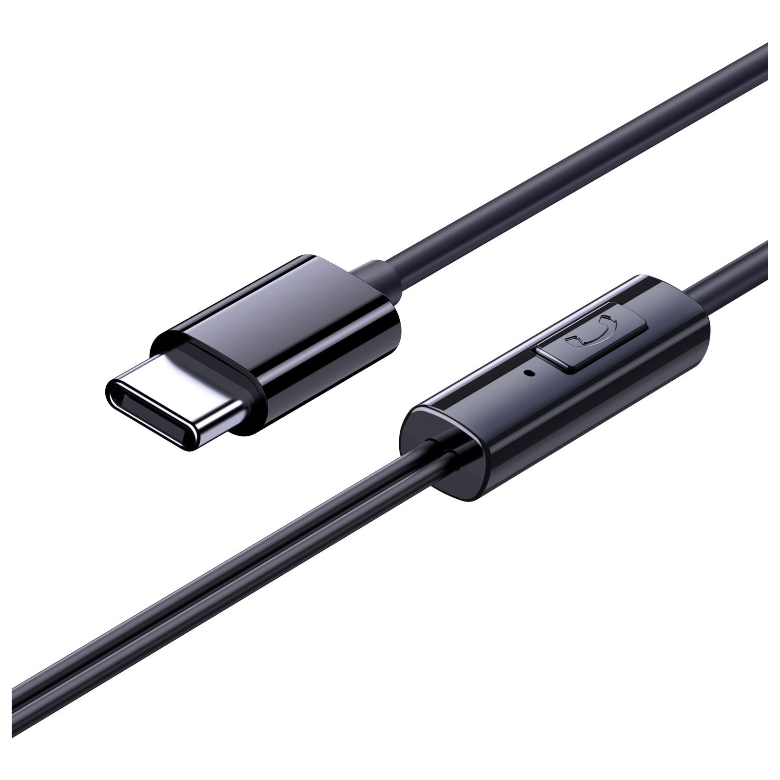 Sluchátka s mikrofonem Baseus Encok CZ11 USB-C černá