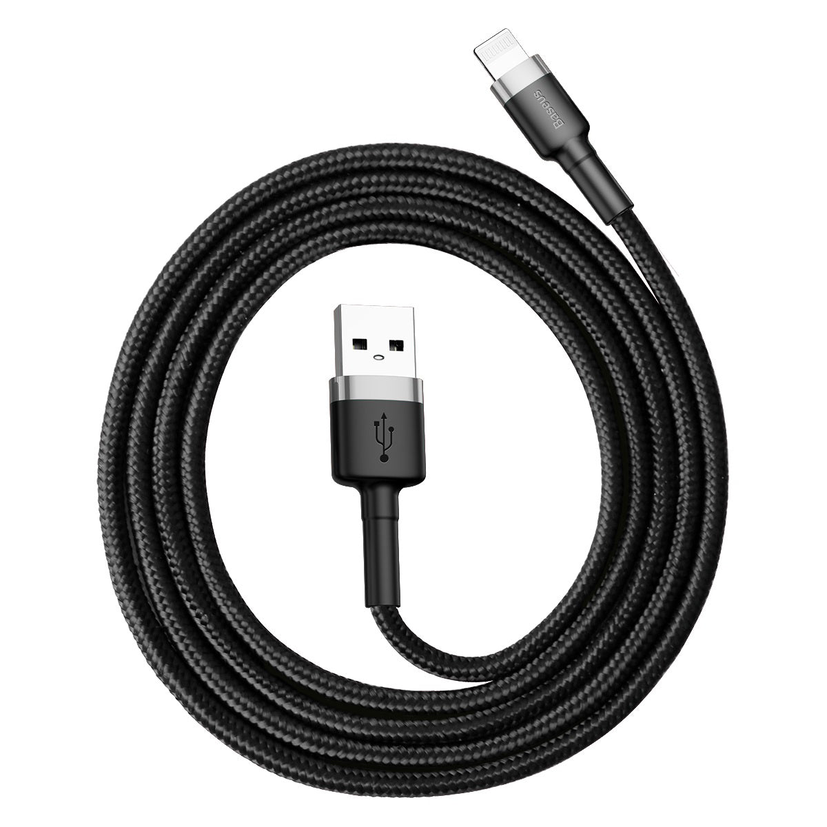 Kabel Baseus Cafule USB/Lightning 1m 2,4A šedo-černý