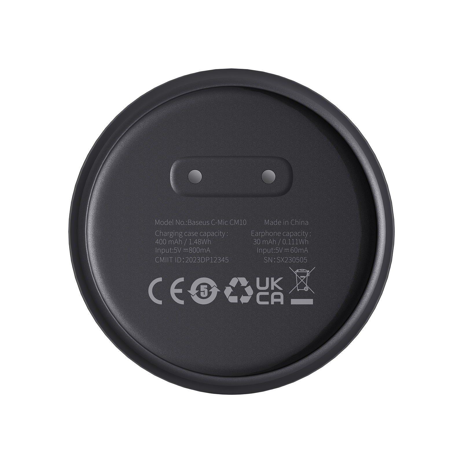 Bluetooth sluchátko se solárním nabíjením Baseus Bowie CM10 černé