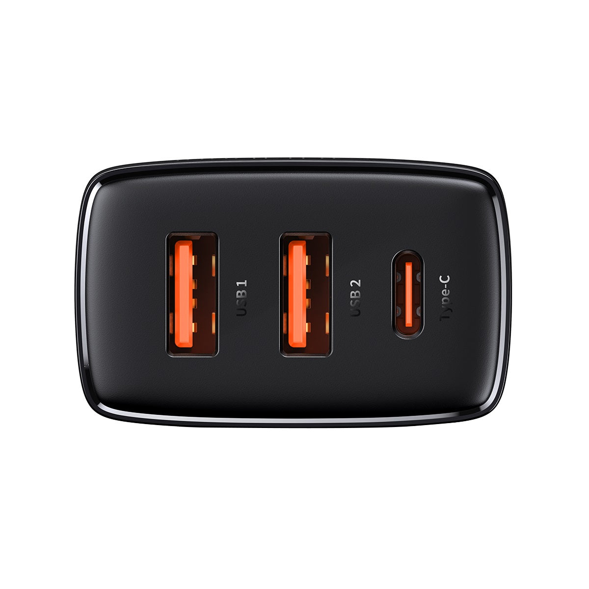 Nabíječka do sítě Baseus Compact 30W, 2xUSB, 1xUSB-C černá