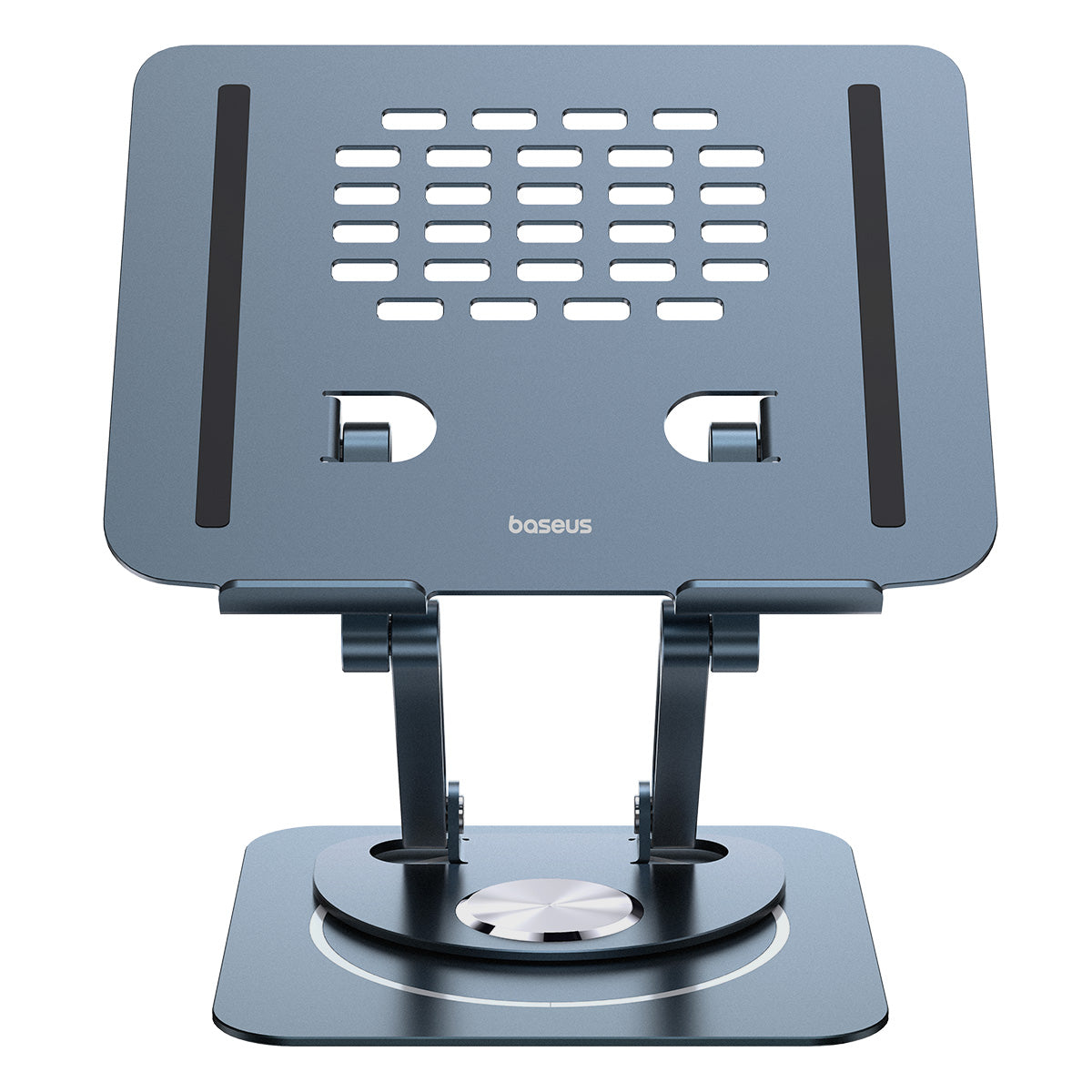 Skládací a otočný stojan Baseus pro notebooky a tablety šedý