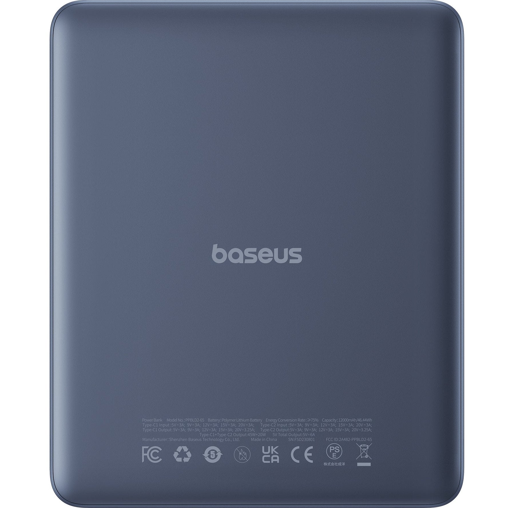 Powerbanka Baseus Blade2 12000mAh, 65W modrá