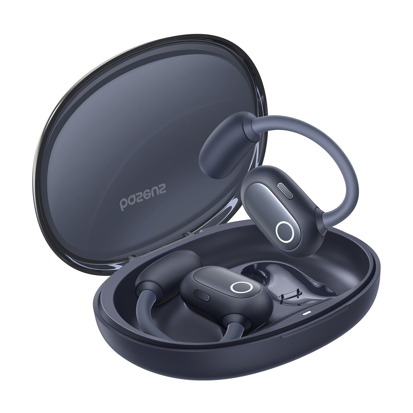 Baseus Eli Sport 1 Cuffie Open-ear Bluetooth 5.3 Con Bassi Potenti, Driver Da 16,2 Mm, Acustica Direzionale, 30h Di Autonomia, IPX4 E 4 Microfoni ENC – Ideali Per Running E Palestra