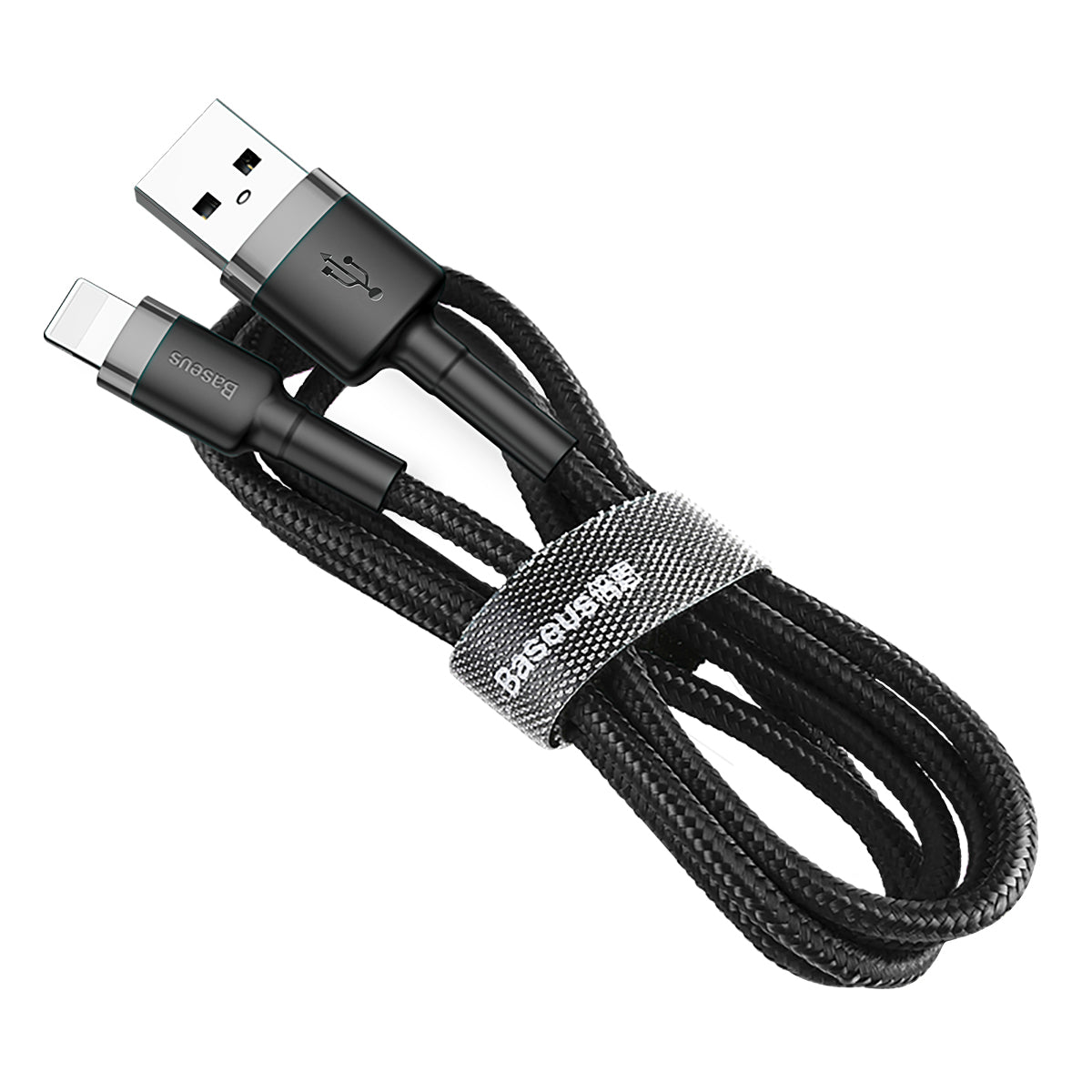 Kabel Baseus Cafule USB/Lightning 1m 2,4A šedo-černý