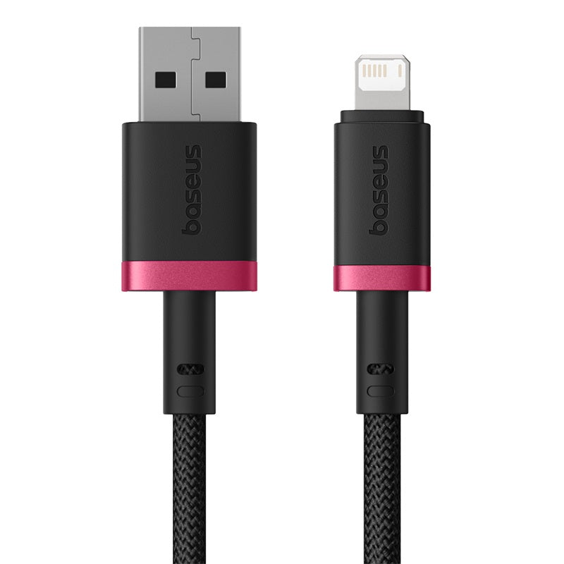 Kabel Baseus Dura USB/Lightning 2m 2,4A červeno černý