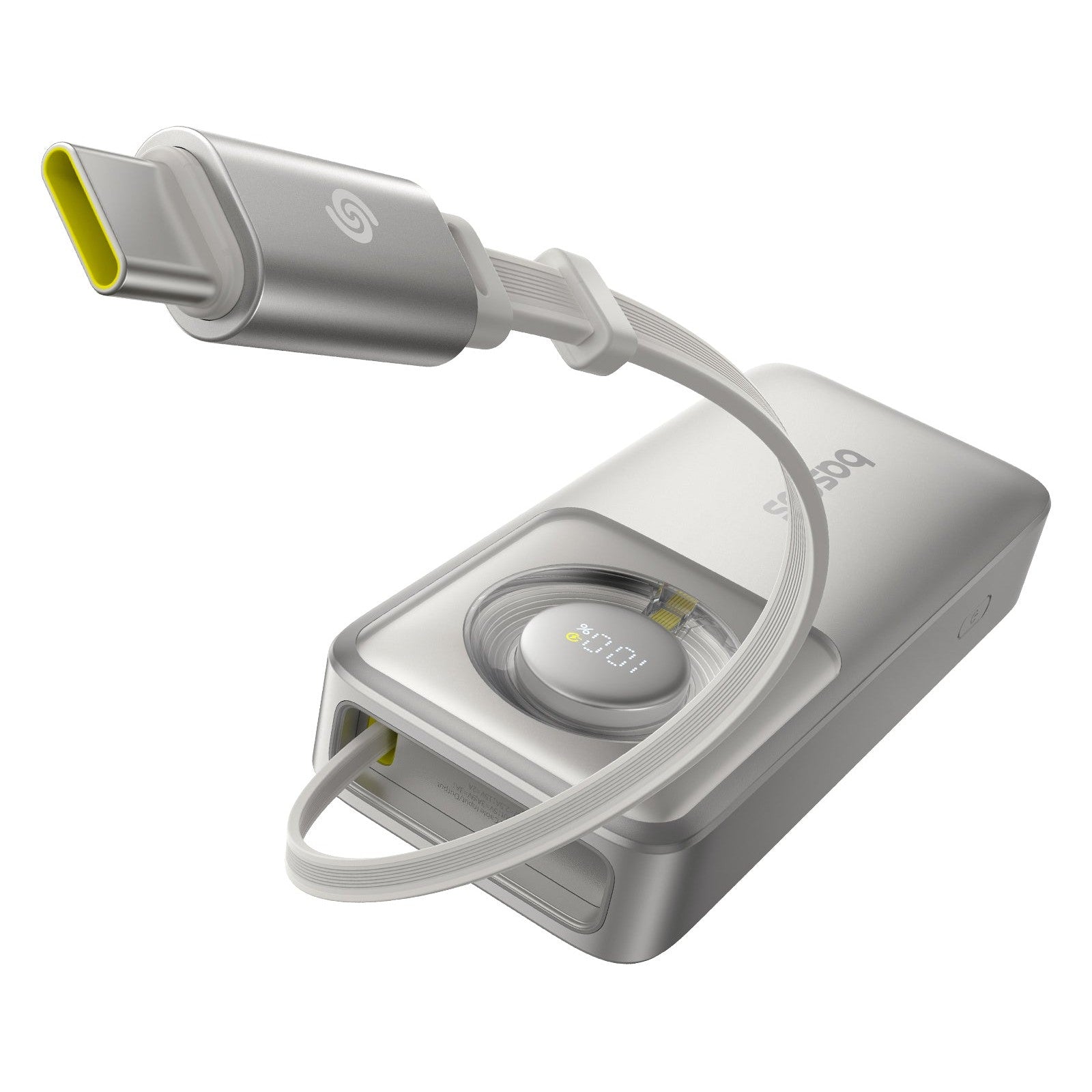 Powerbanka Baseus OS Free2Pull 10000mAh, 30W, s kabelem USB-C šedá