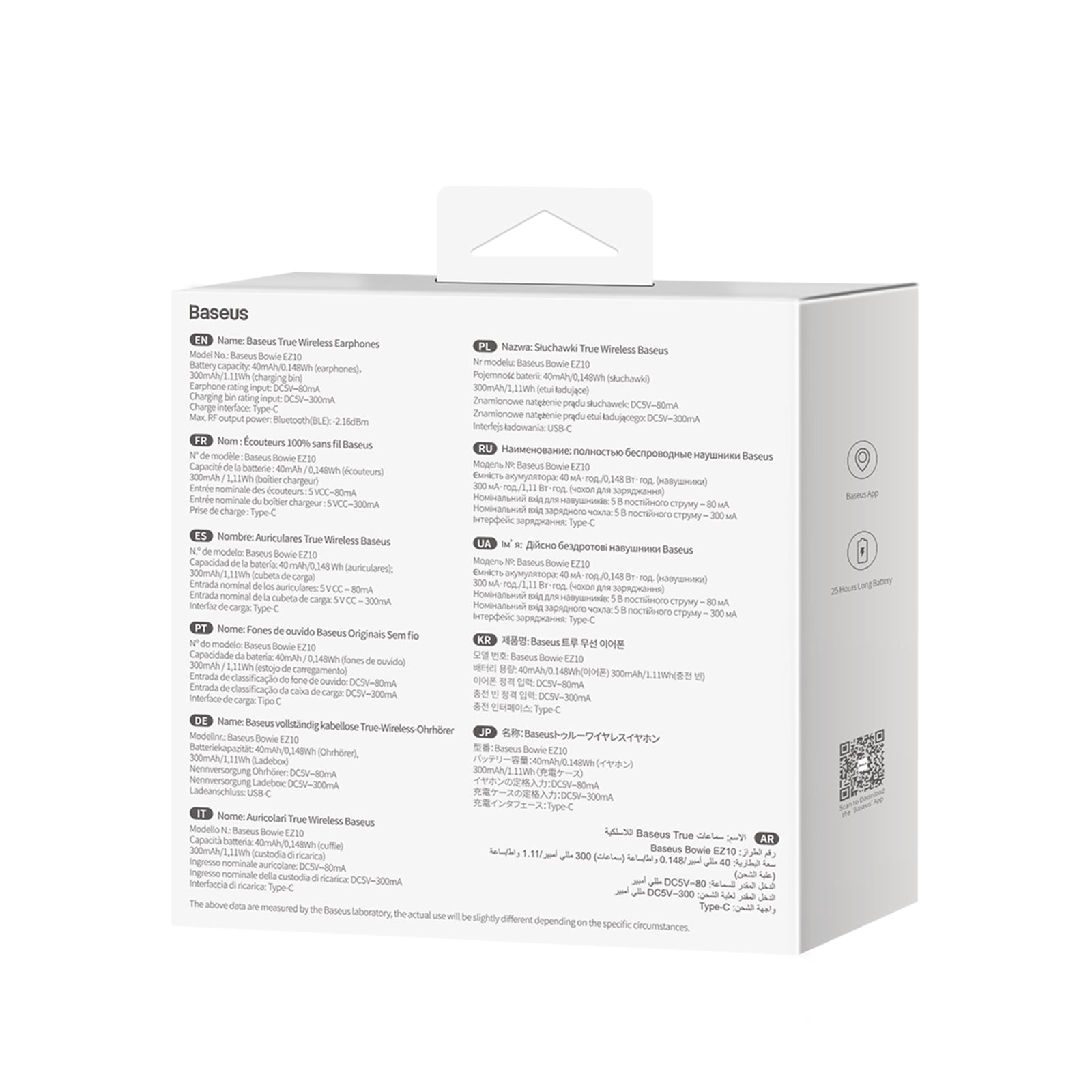 Bluetooth sluchátka Baseus Bowie EZ10 černá