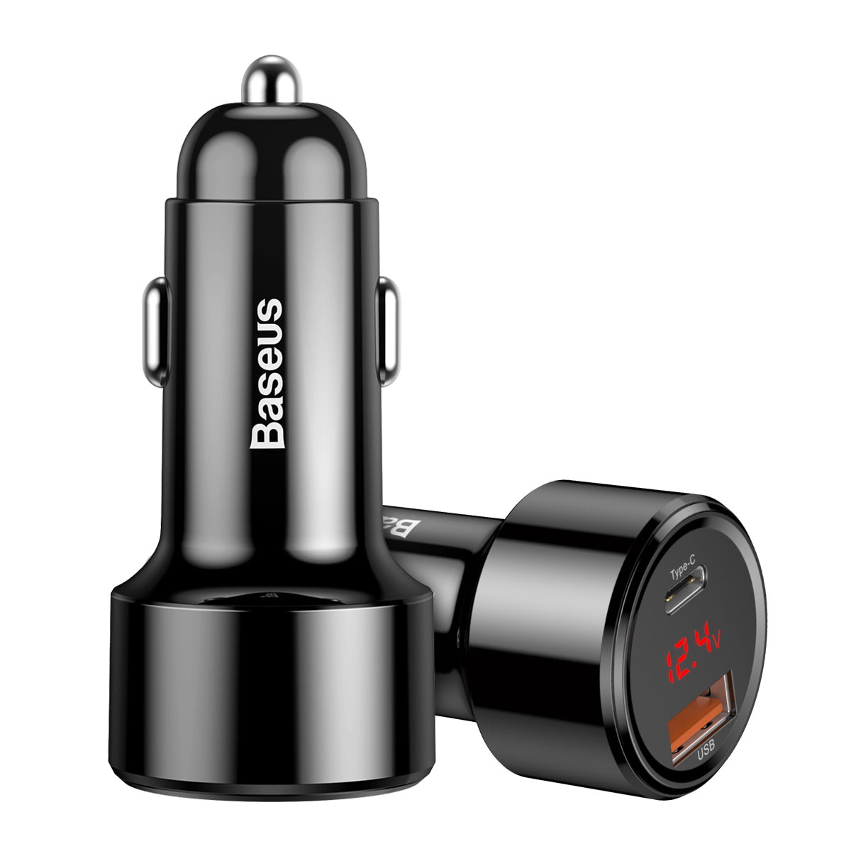 Nabíječka do auta Baseus Magic 45W 1x USB, 1xUSB-C černá