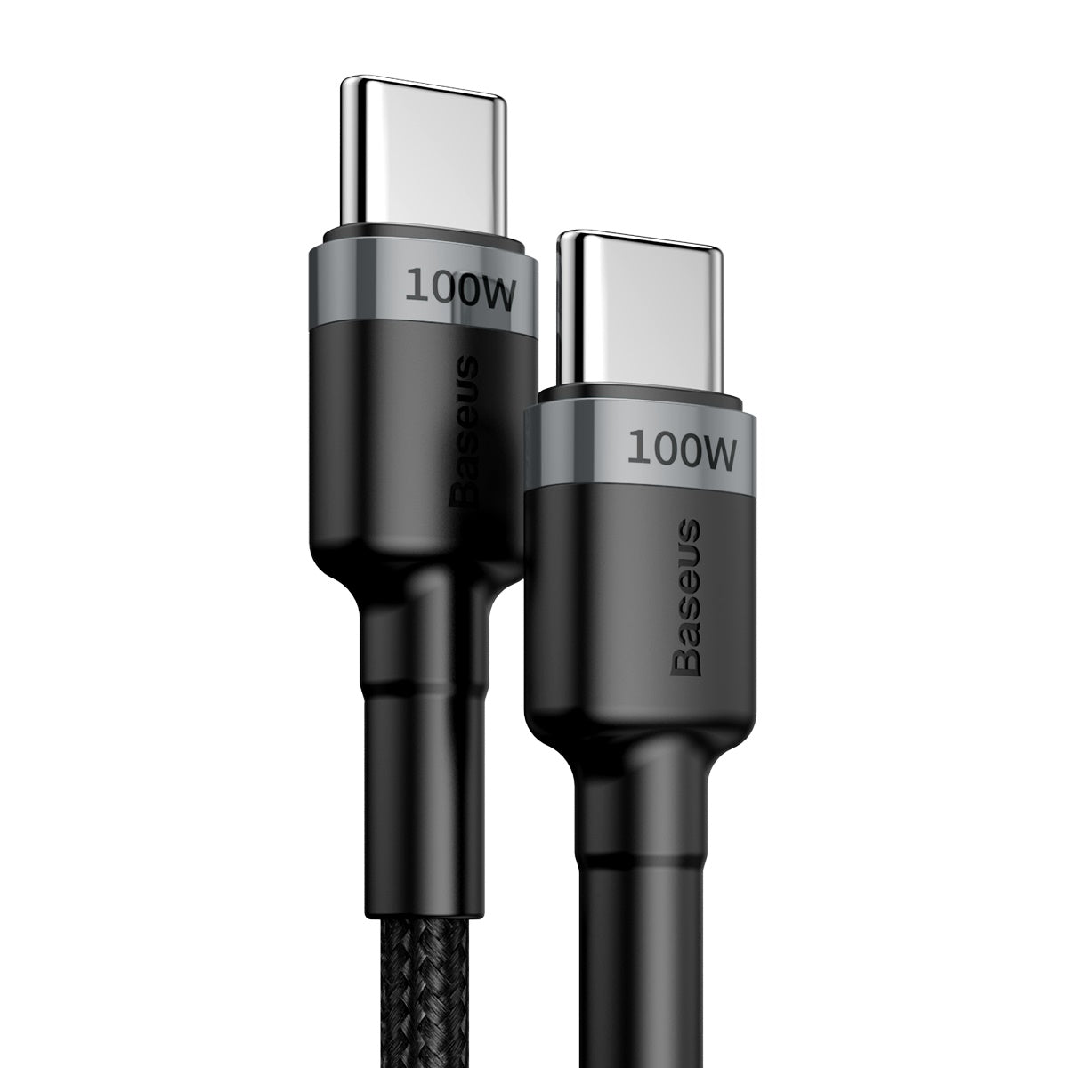 Kabel Baseus Cafule USB-C/USB-C 2m 100W šedo-černý