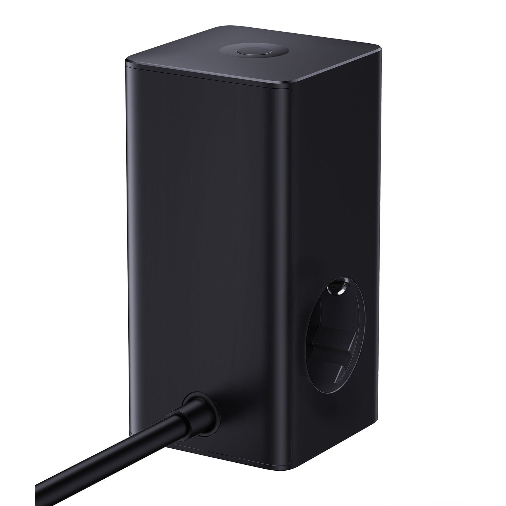 Nabíjecí stanice Baseus PowerCombo Tower 100W 2xzásuvka, 2xUSB, 2xUSB-C černá