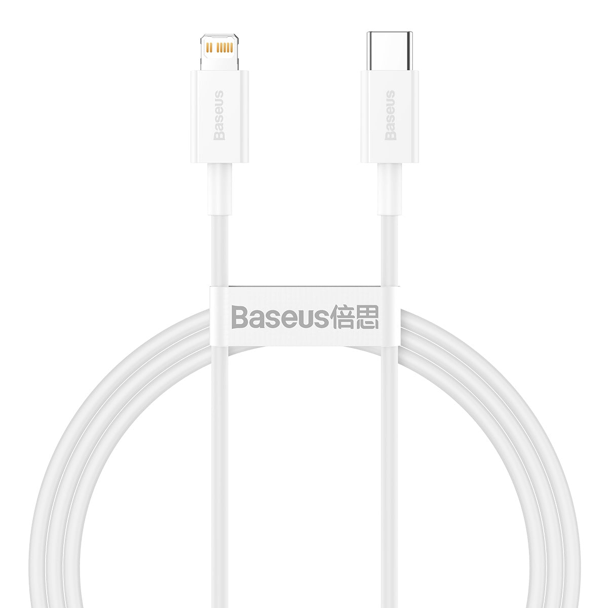 Kabel Baseus Superior USB-C/Lightning 1m 20W bílý