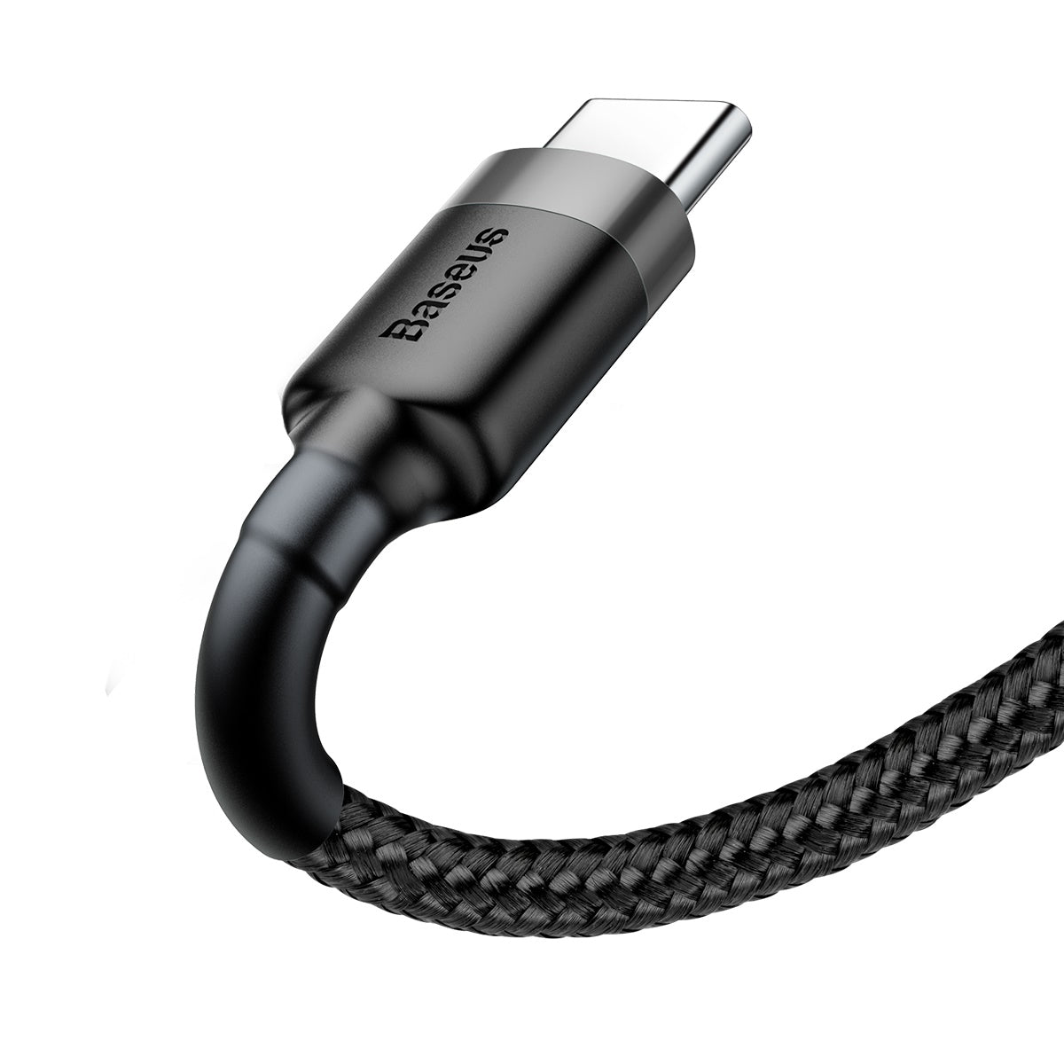 Kabel Baseus Cafule USB/USB-C 2m 2A šedo-černý
