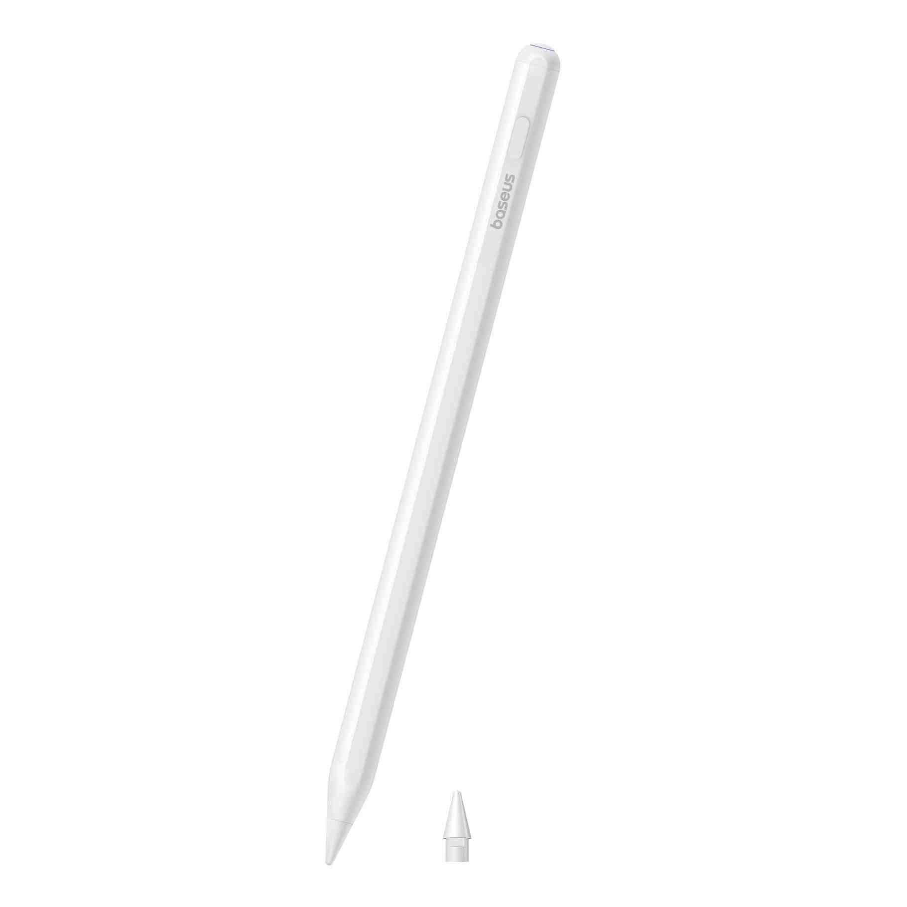 Stylus Baseus Smooth Writing 2 s bezdrátovým a kabelovým nabíjením USB-C bílý