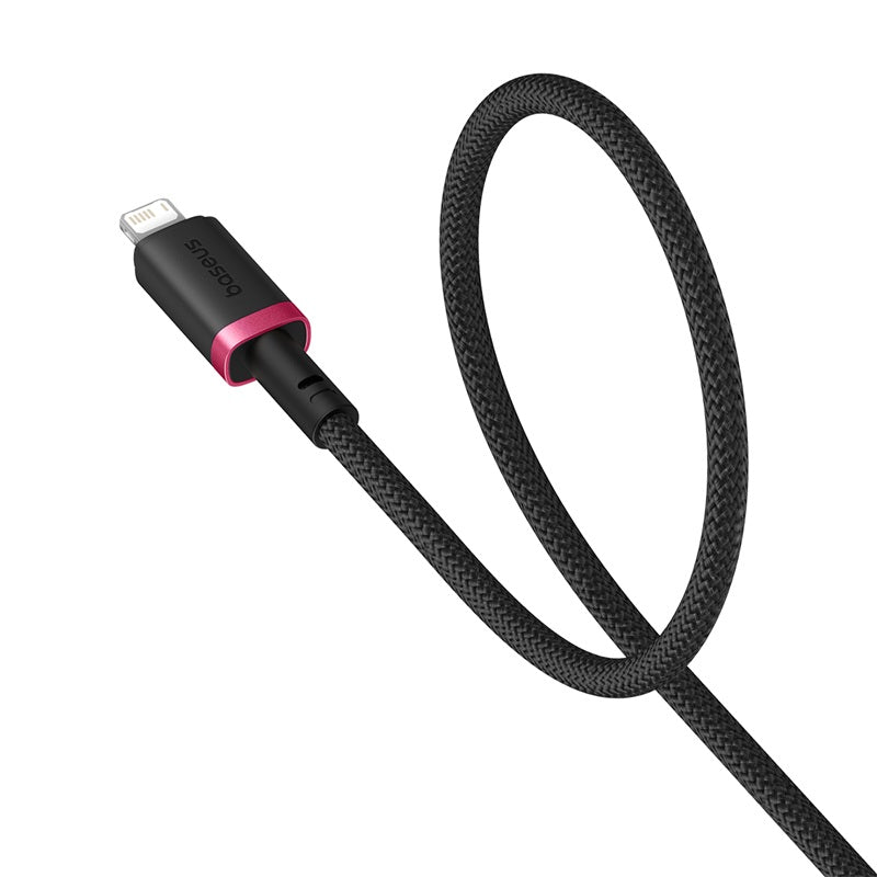 Kabel Baseus Dura USB/Lightning 2m 2,4A červeno černý