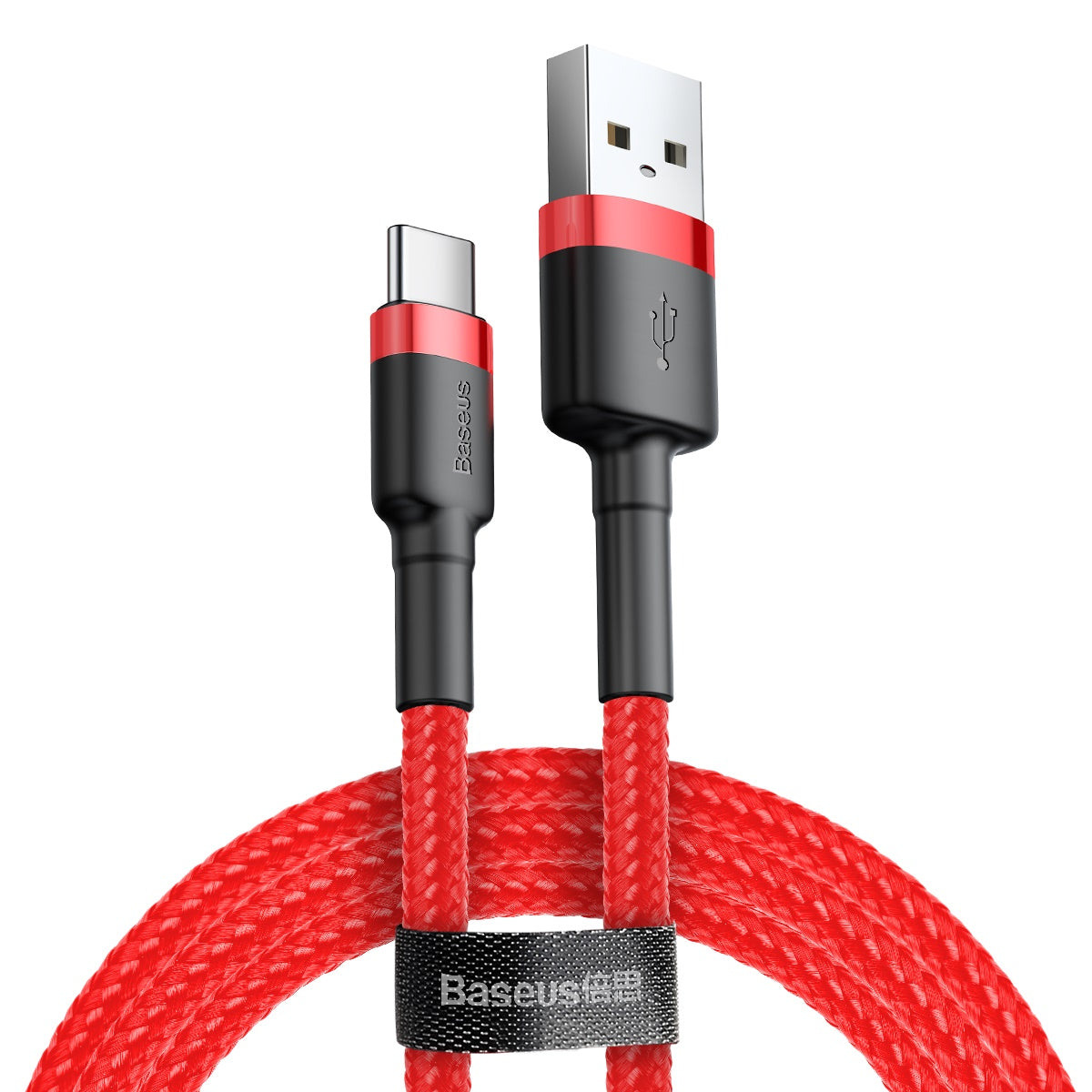 Kabel Baseus Cafule USB/USB-C 2m 2A červený