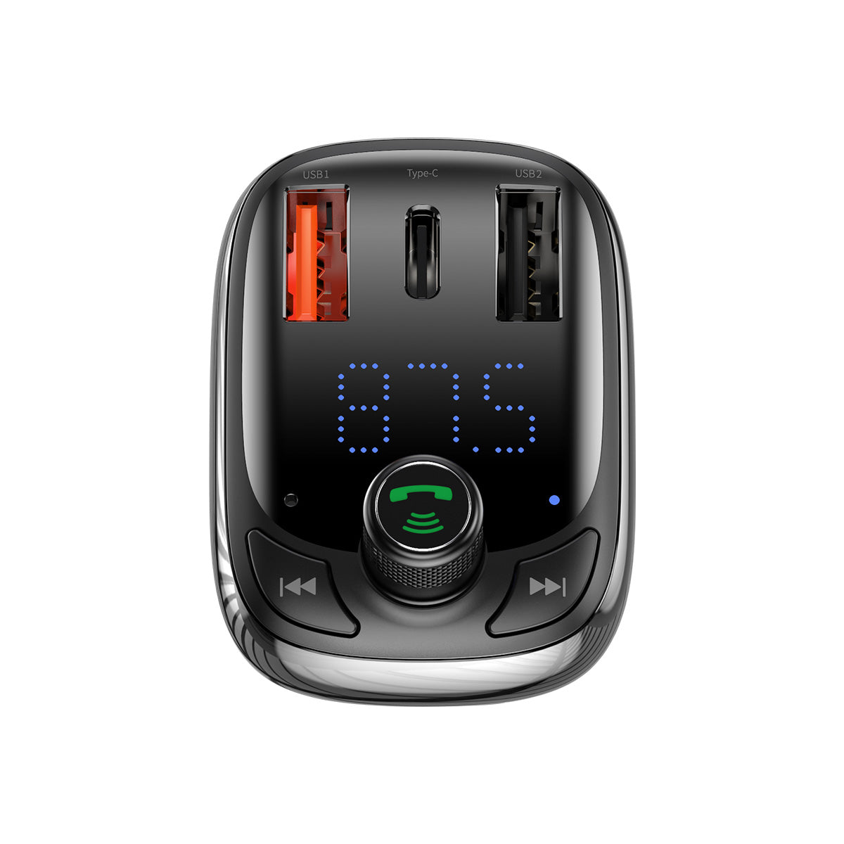 FM vysílač Baseus S13 ve tvaru T černý