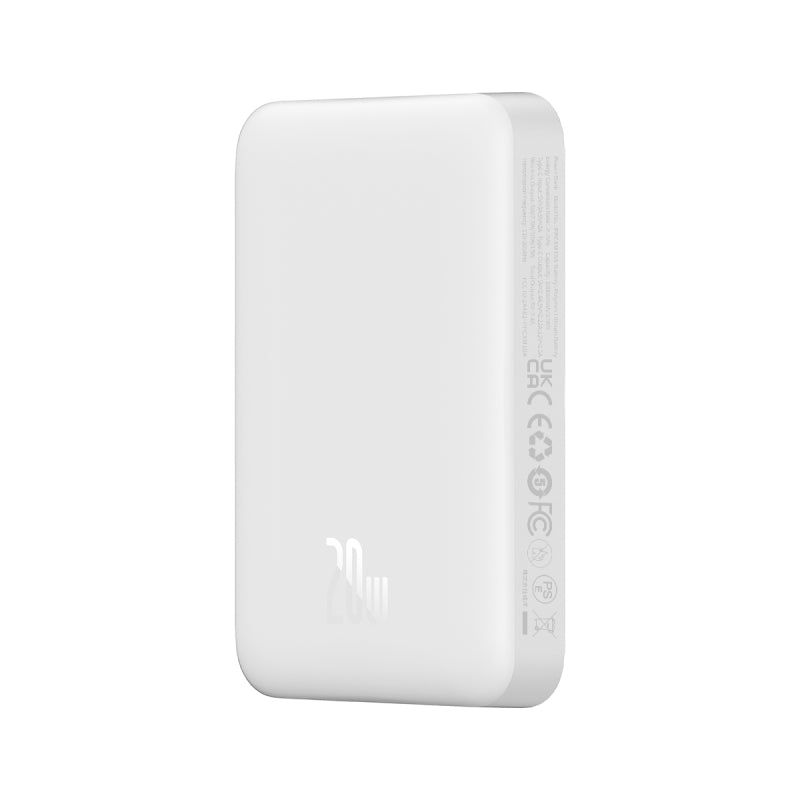 Bezdrátová powerbanka Baseus Magnetic Mini Air 10000mAh, 20W bílá