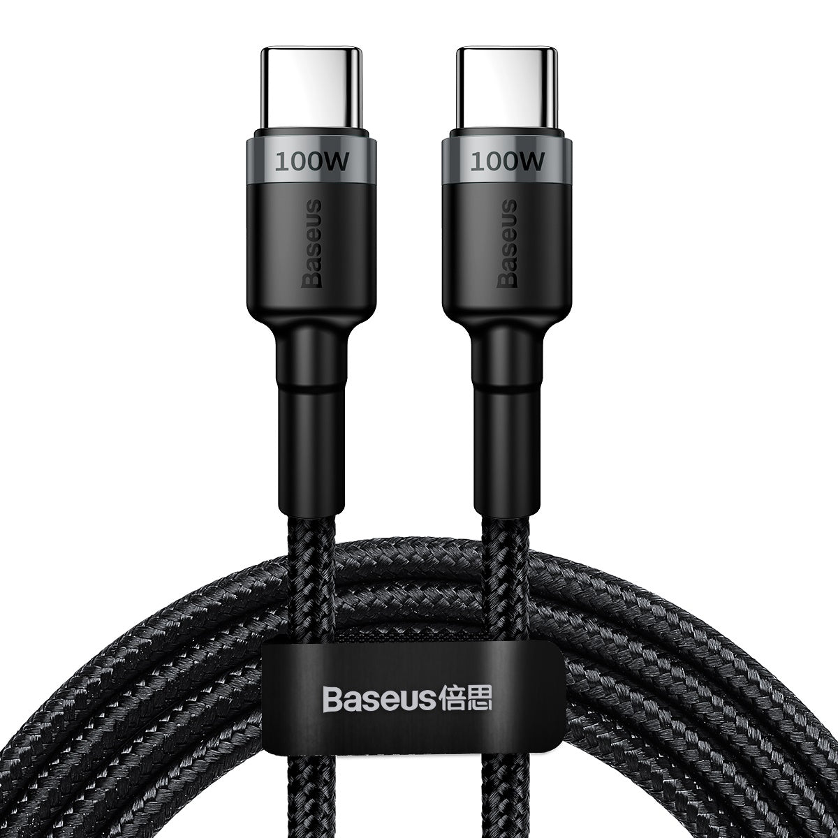 Kabel Baseus Cafule USB-C/USB-C 2m 100W šedo-černý
