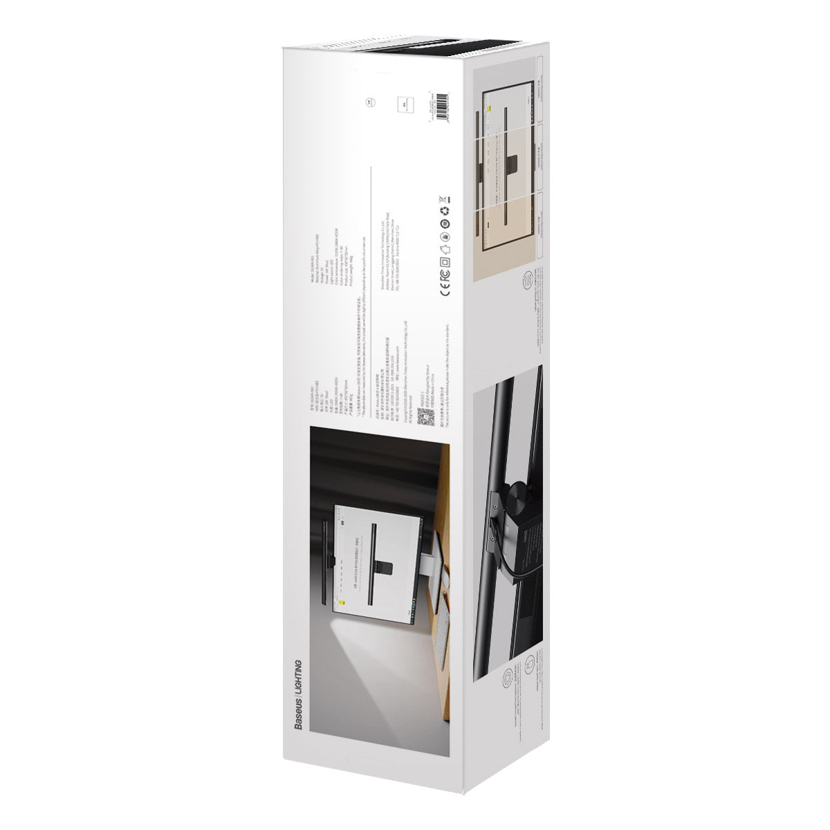 Závěsné LED světlo Baseus i-Wok Series pro obrazovky černé