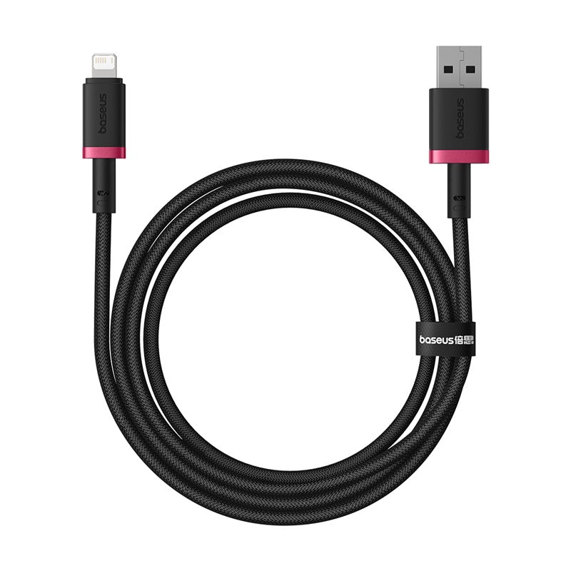 Kabel Baseus Dura USB/Lightning 1m 2,4A červeno černý