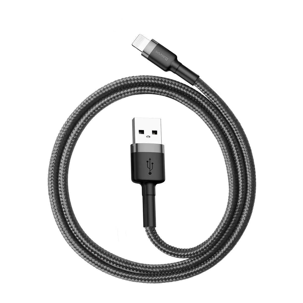 Kabel Baseus Cafule USB/Lightning 50cm 2,4A šedo-černý