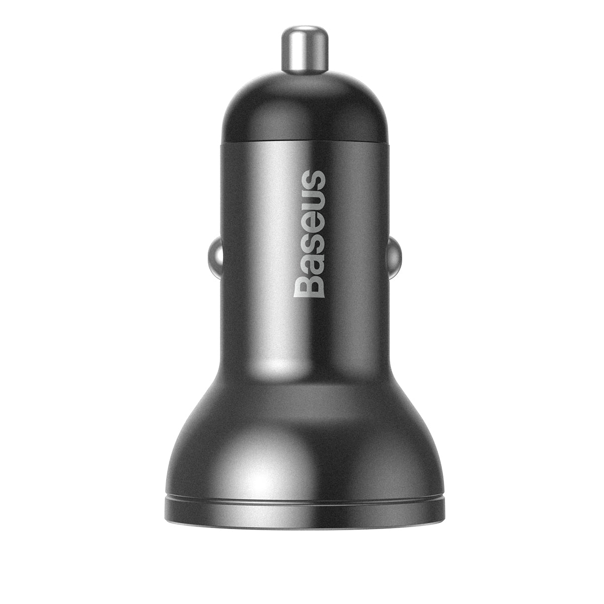 Nabíječka do auta Baseus s kabelem 3v1(microUSB/USB-C/Lightning) 24W 2xUSB černá