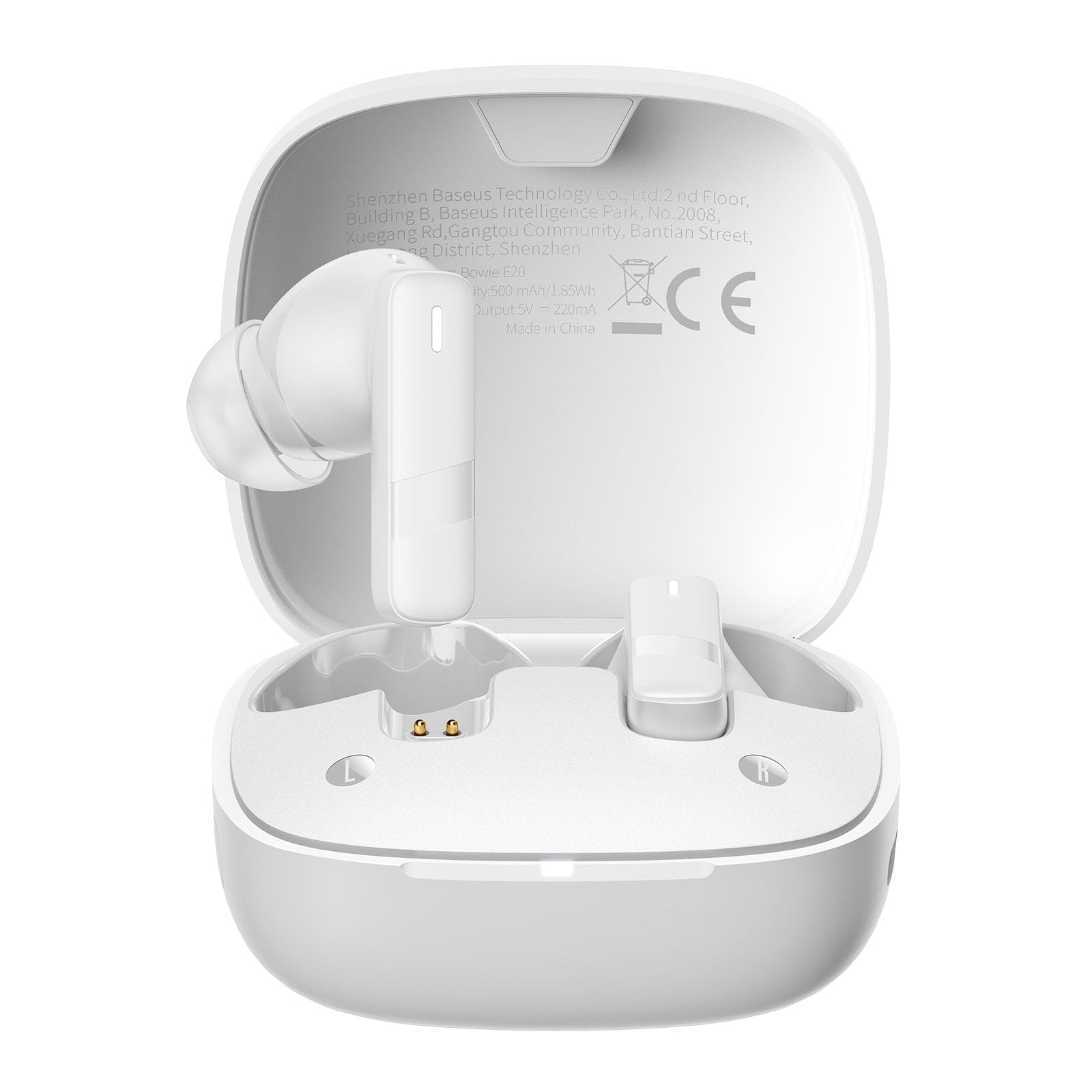Bluetooth sluchátka Baseus Bowie E20 bílá
