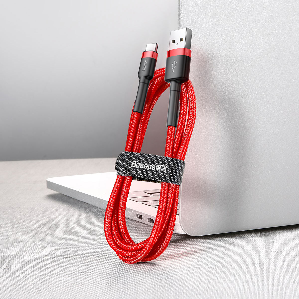 Kabel Baseus Cafule USB/USB-C 2m 2A červený
