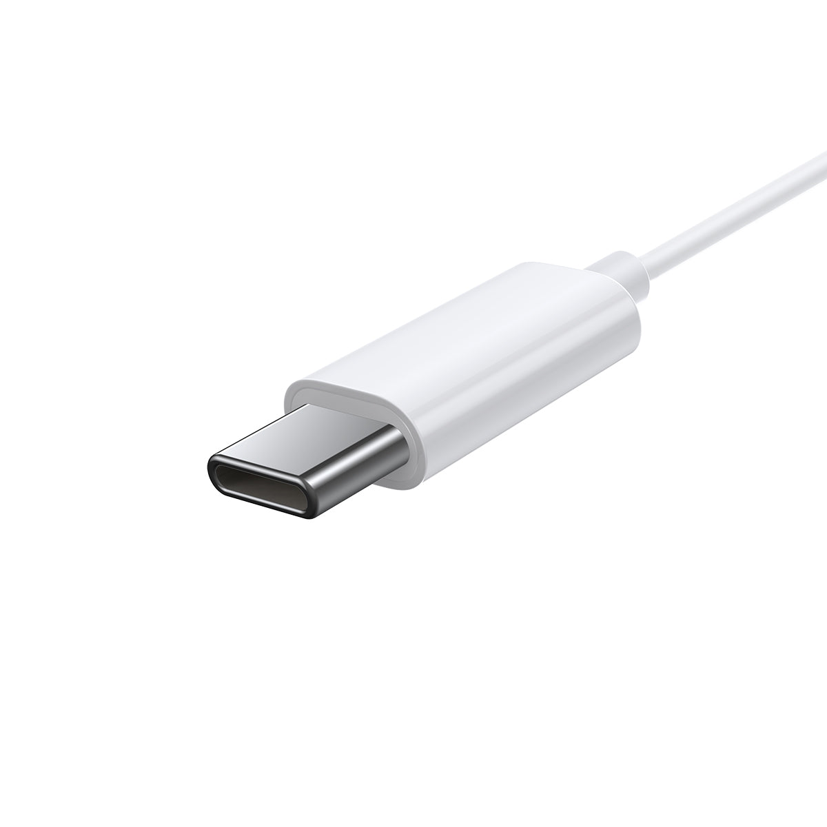 Sluchátka s mikrofonem Baseus Encok C17 USB-C bílá