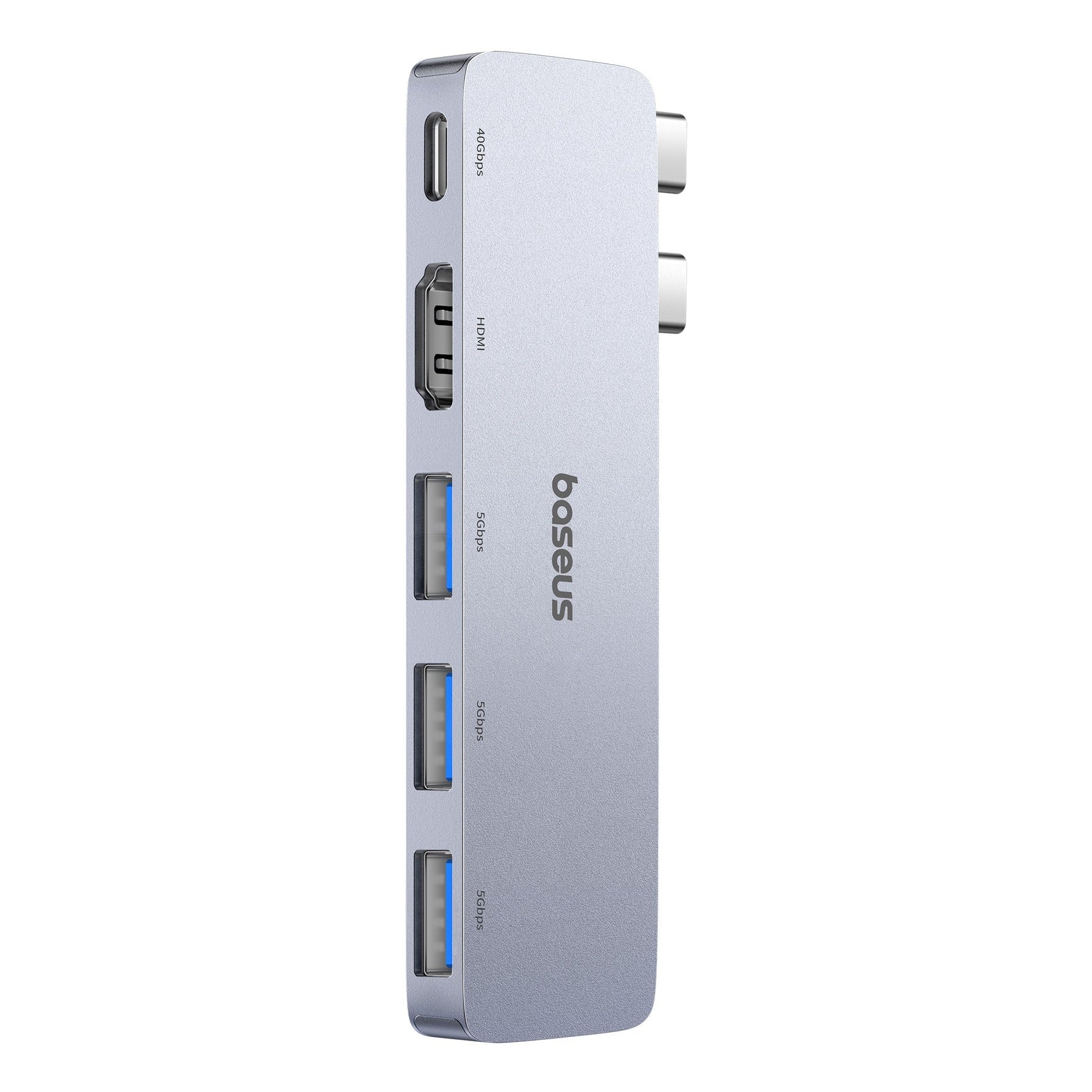 Dokovací stanice 5v1 Baseus Ultra Joy 100W 1xUSB-C, 3xUSB, 1xHDMI šedá