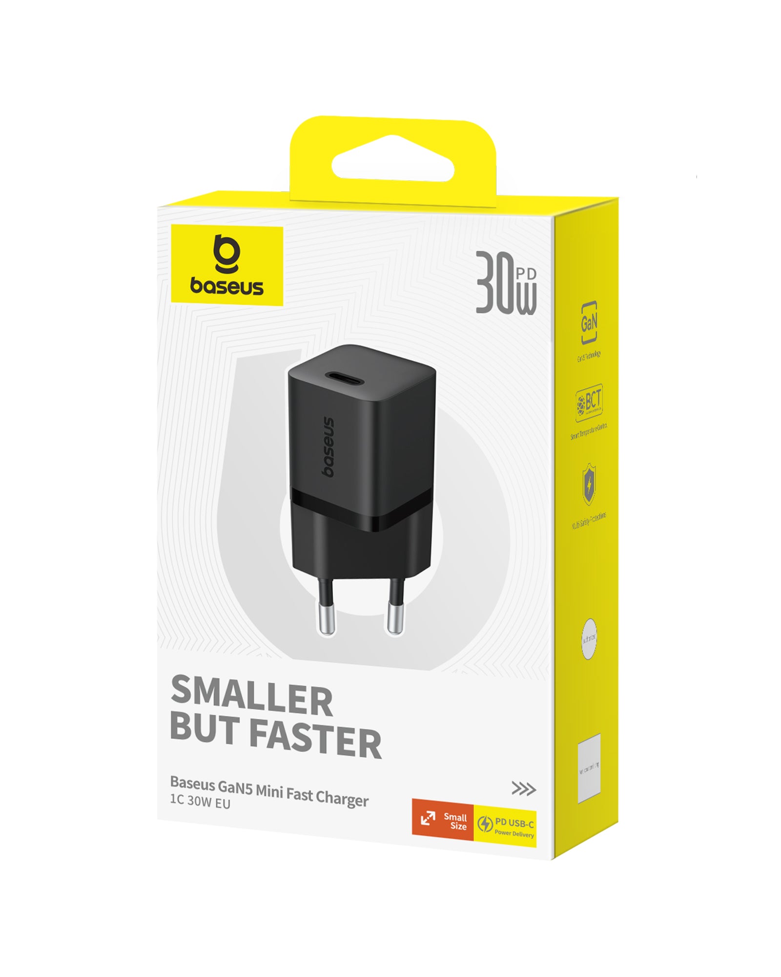 Nabíječka do sítě Baseus GaN5 Mini 30W, 1xUSB-C bílá