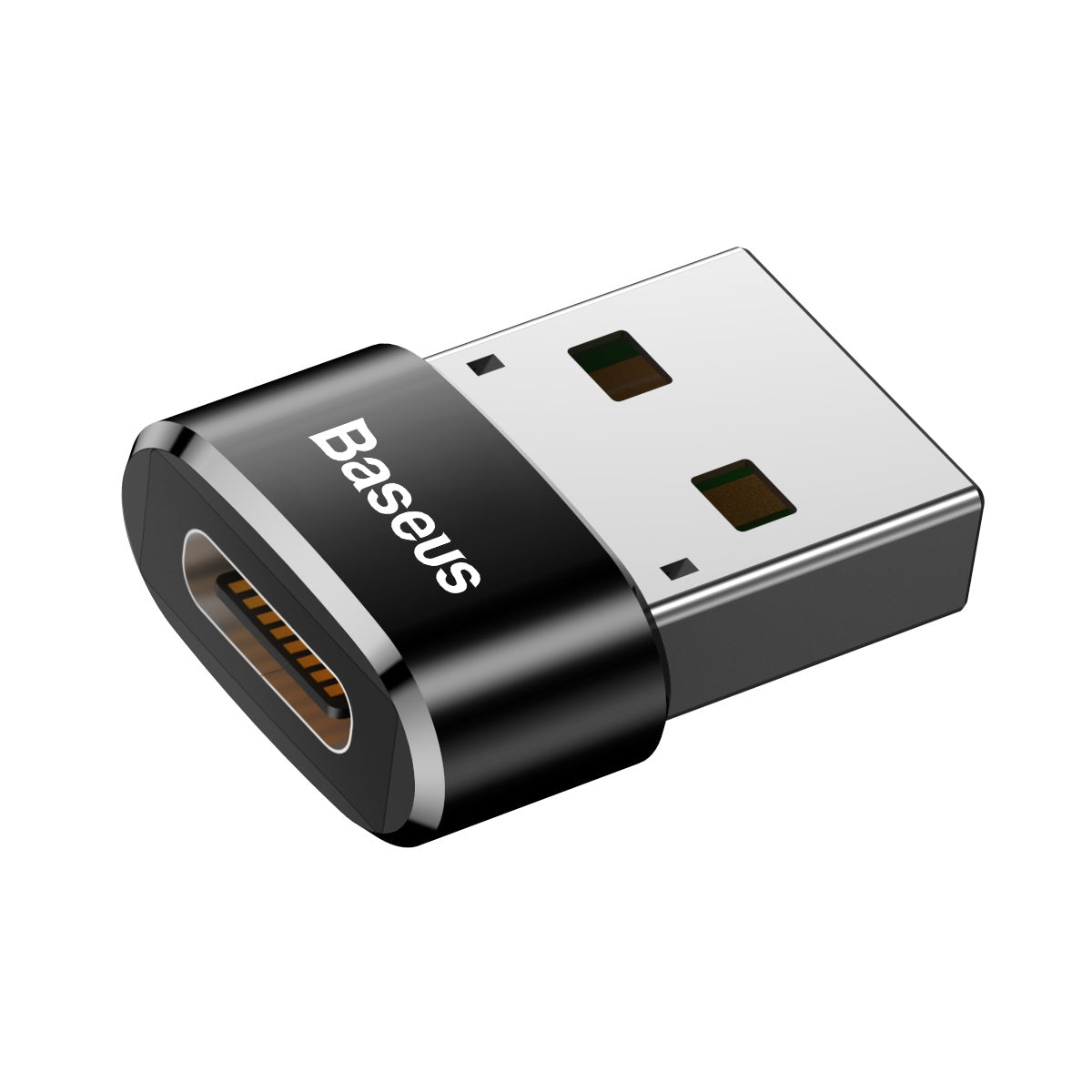 Adaptér Baseus Ingenuity Series Mini OTG USB 3.1/USB-C (M/F) černý