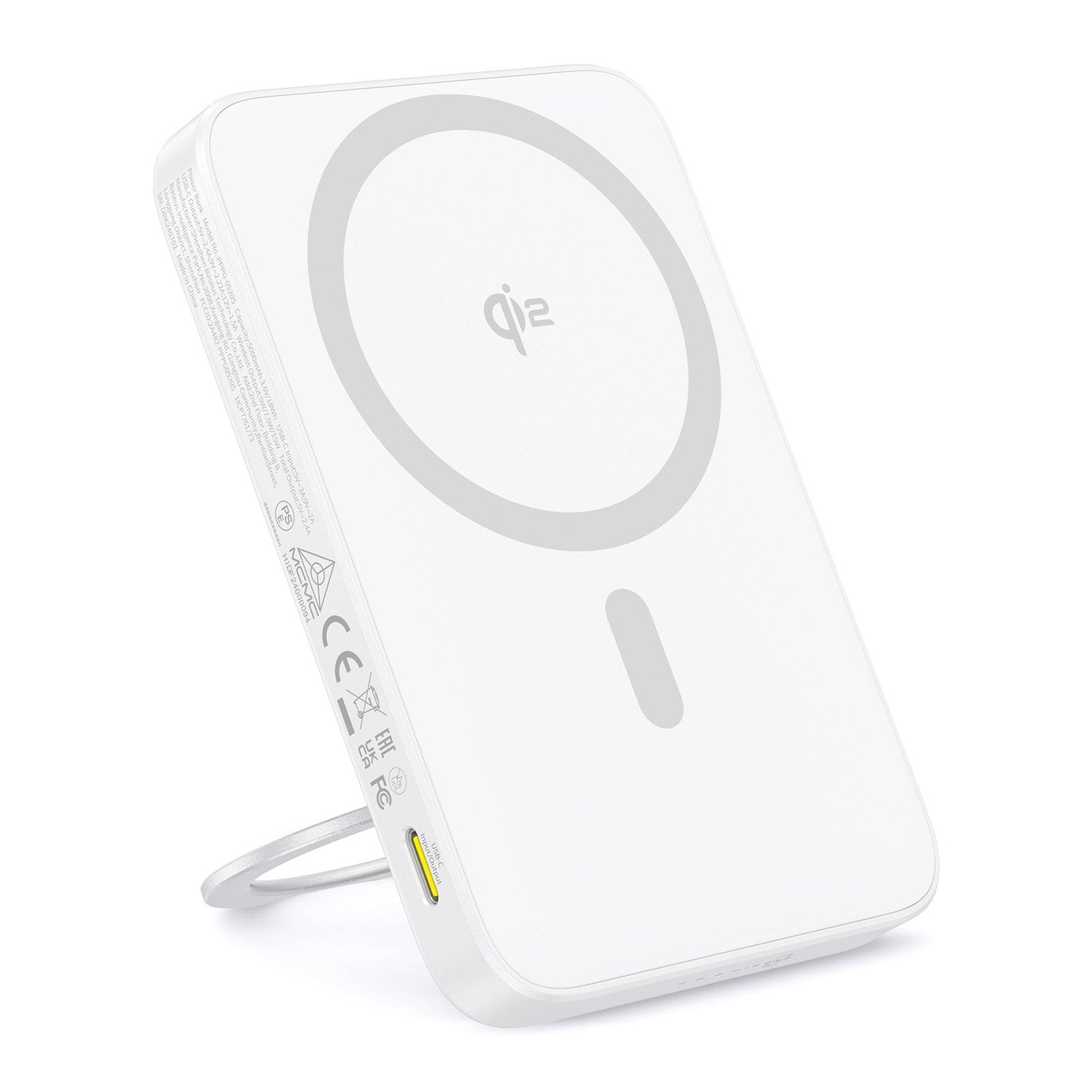 Bezdrátová powerbanka Baseus PicoGo Qi2 5000mAh, 20W bílá