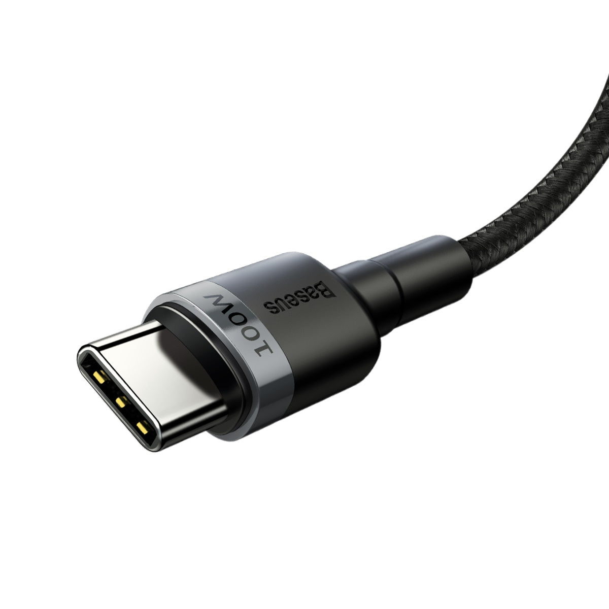 Kabel Baseus Cafule USB-C/USB-C 2m 100W šedo-černý