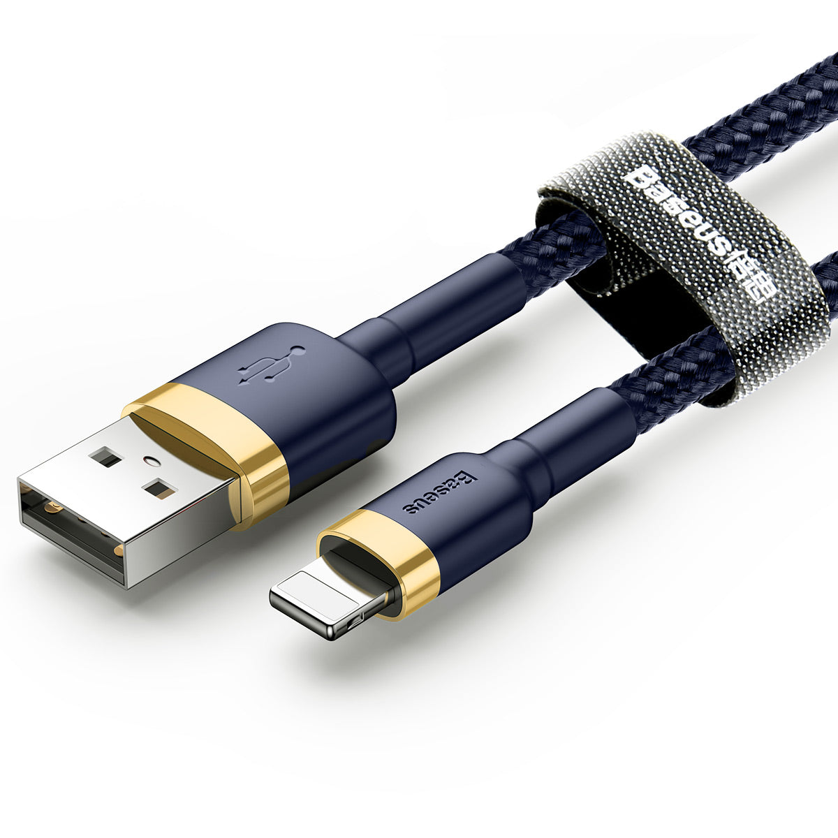 Kabel Baseus Cafule USB/Lightning 1m 2,4A zlato-modrý