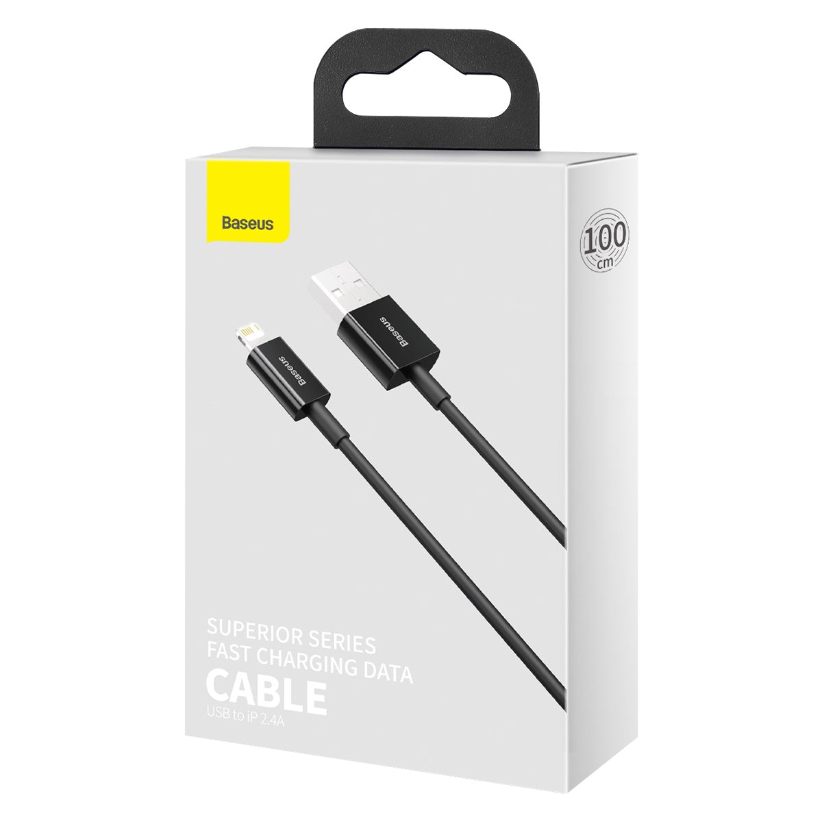 Kabel Baseus Superior USB/Lightning 1m 2,4A černý