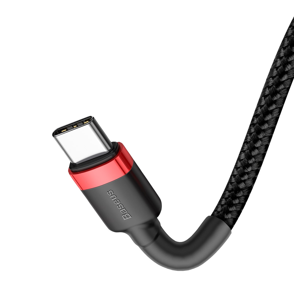 Kabel Baseus Cafule USB-C/USB-C 1m 60W černo-červený