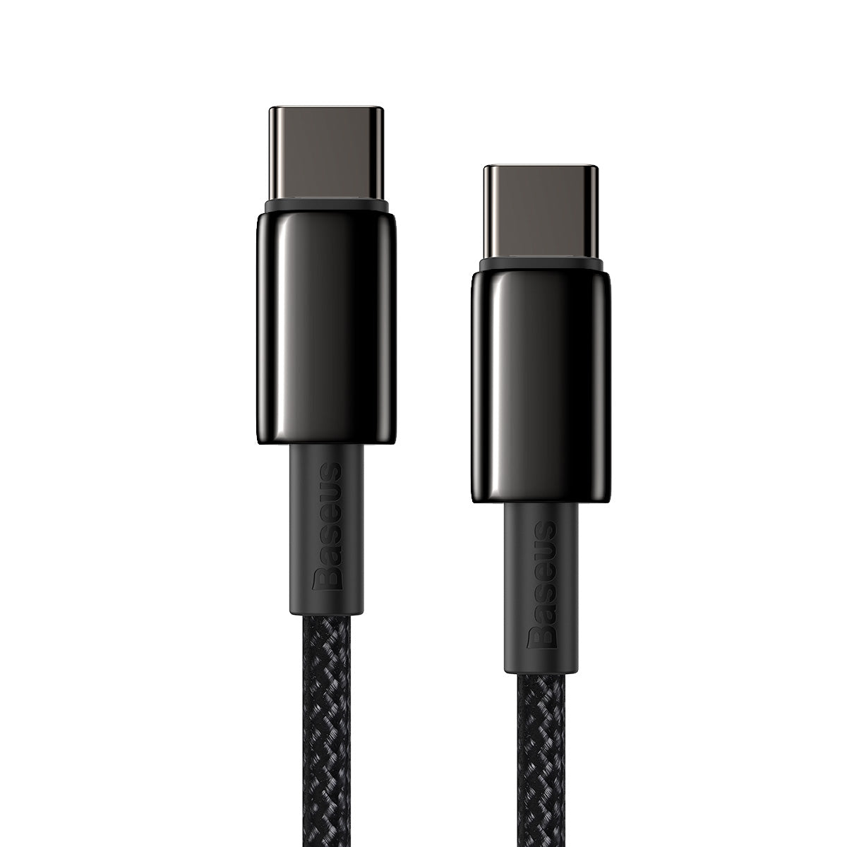 Kabel Baseus Tungsten Gold USB-C/USB-C 1m 100W černý