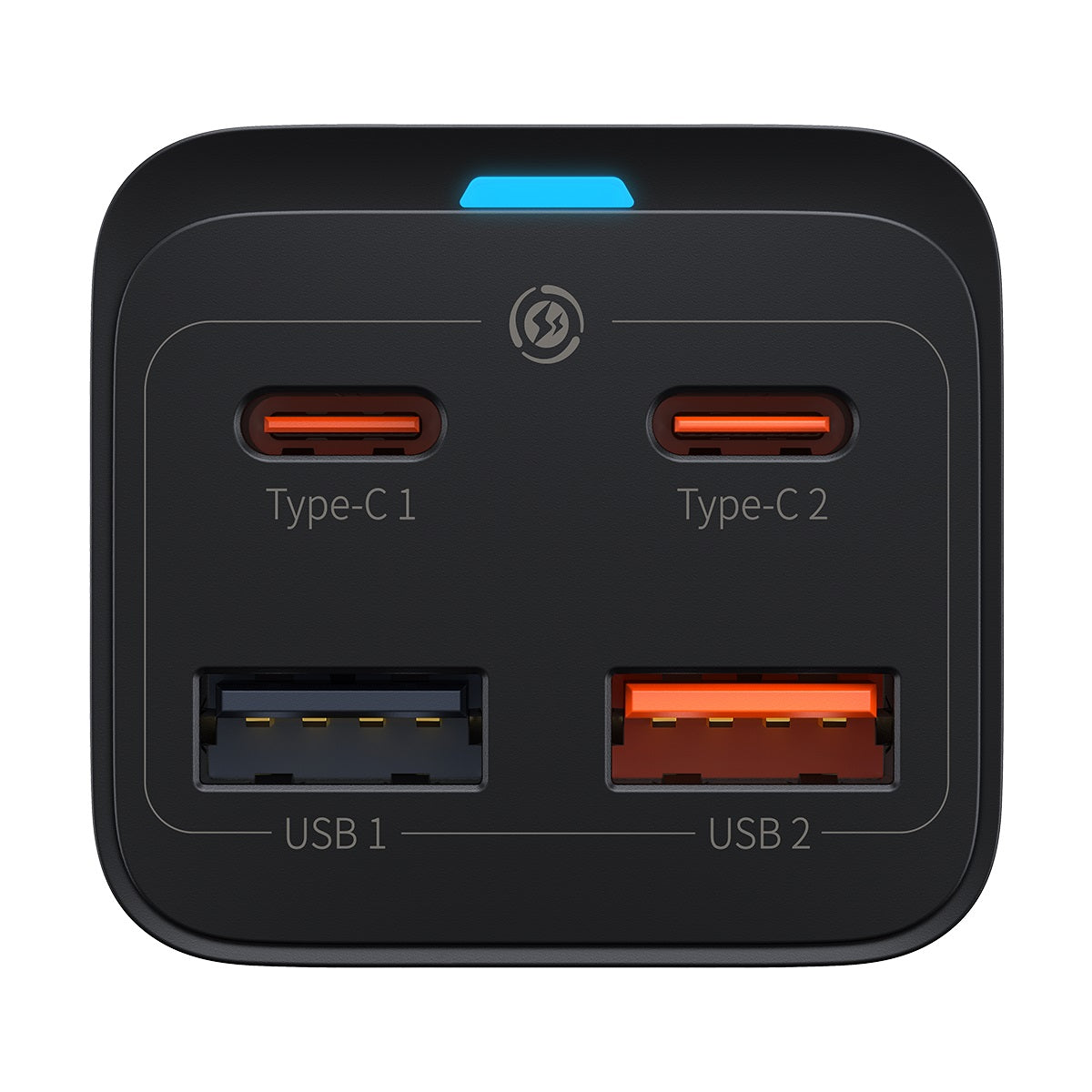 Nabíječka do sítě Baseus GaN3 Pro 65W, 2xUSB, 2xUSB-C černá