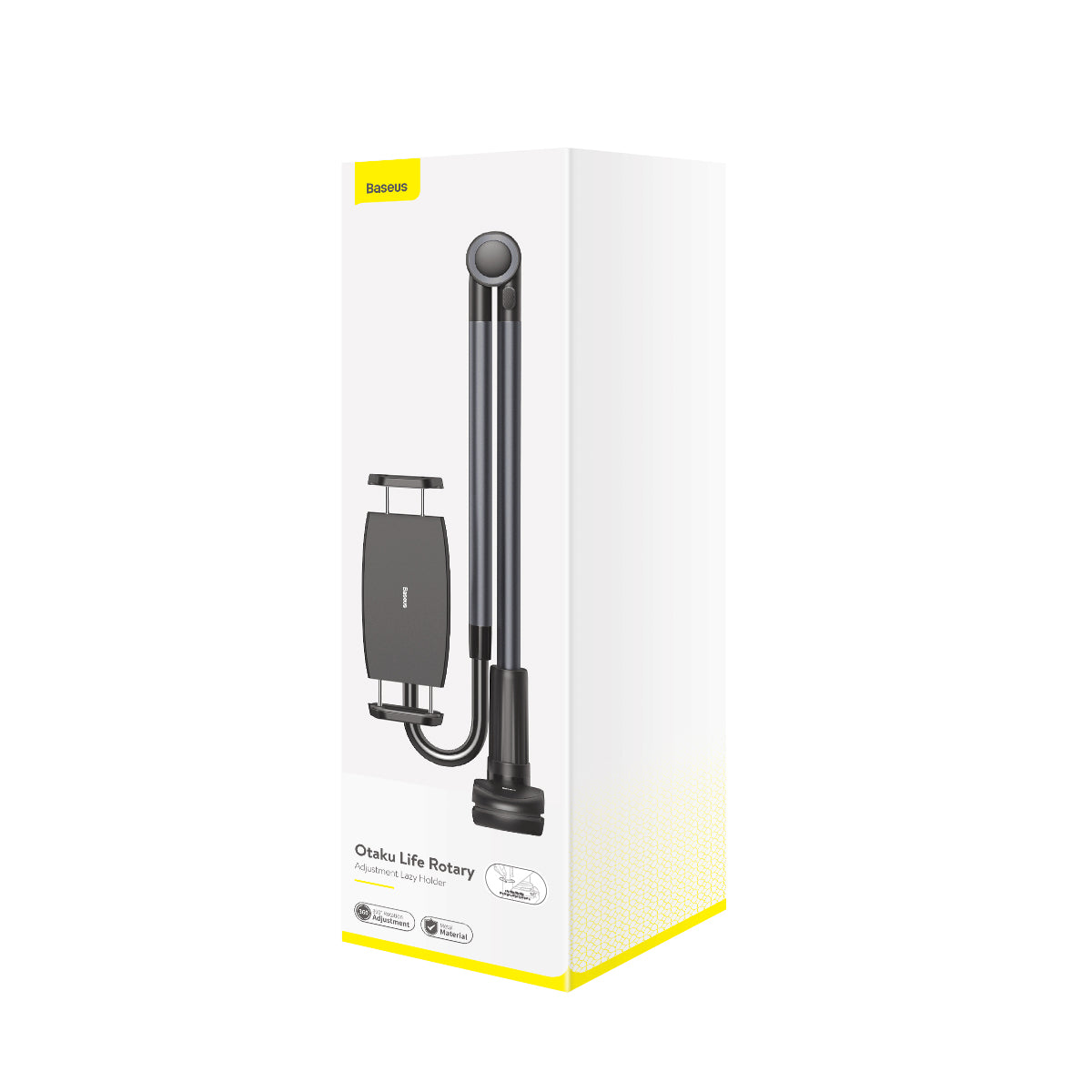 Otočný držák Baseus Otaku Lazy Holder Pro šedý